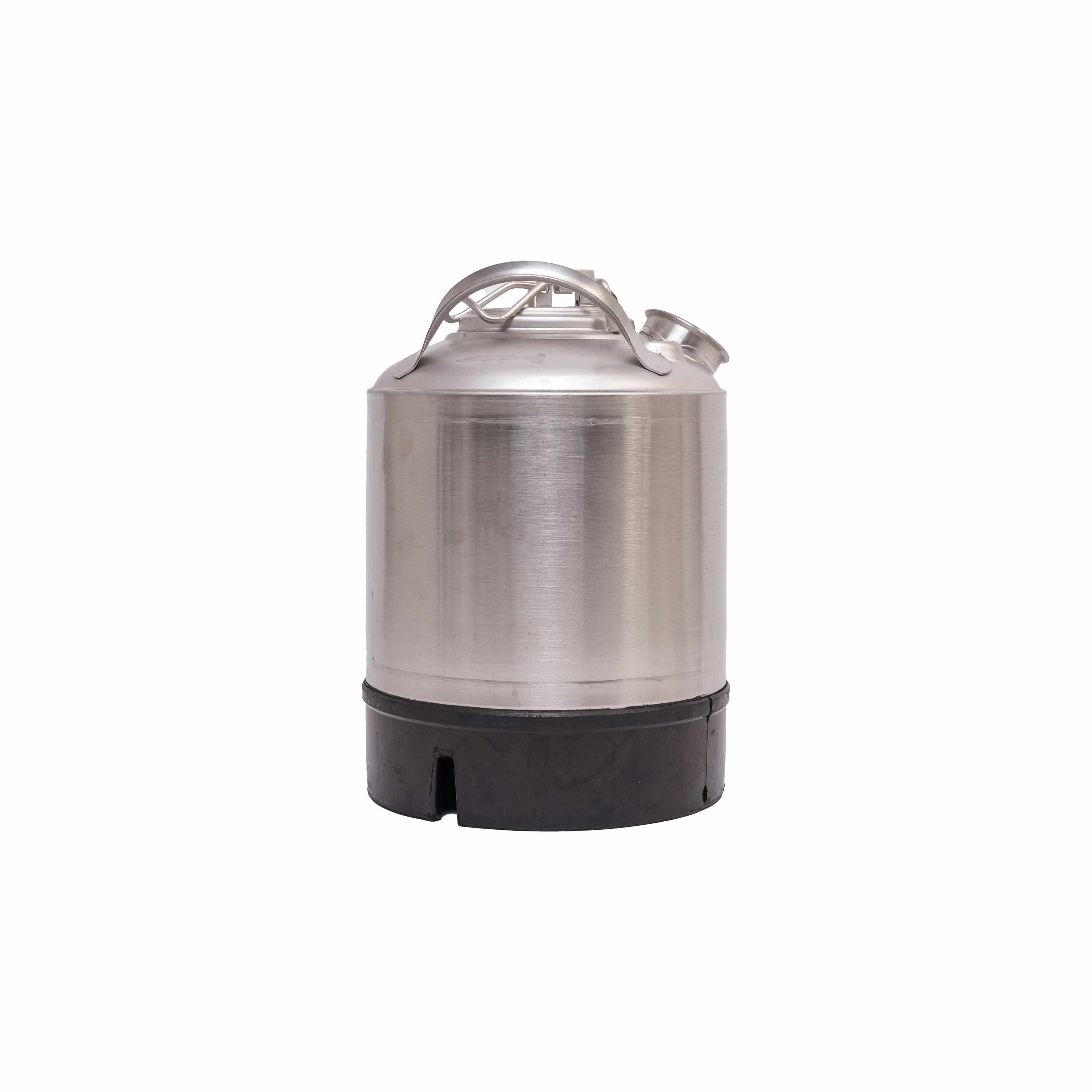 Reinigungsbehälter 9 Liter 1x Muffe - Edelstahl