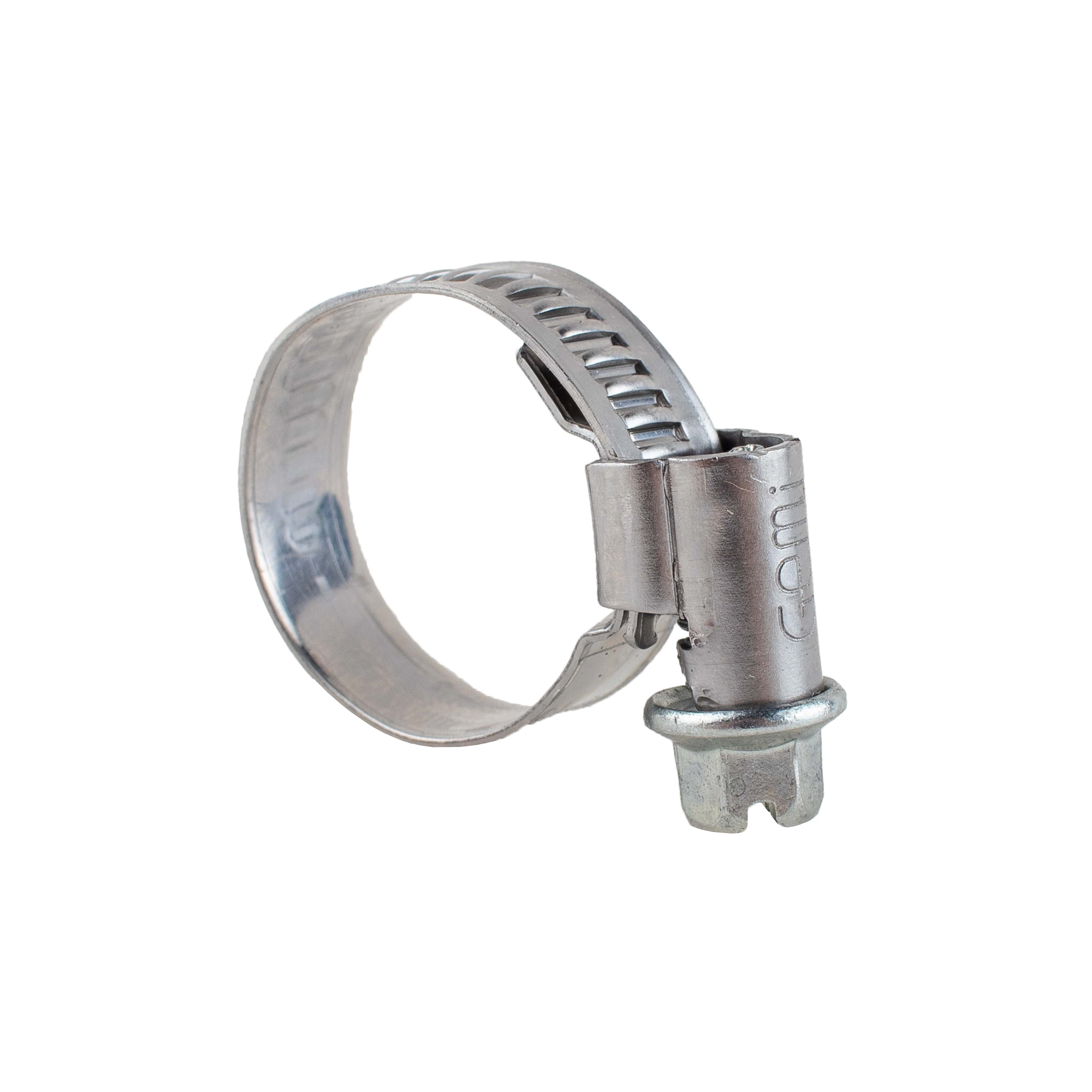 Schlauchschelle mit Schneckengewinde 12-22mm Edelstahl