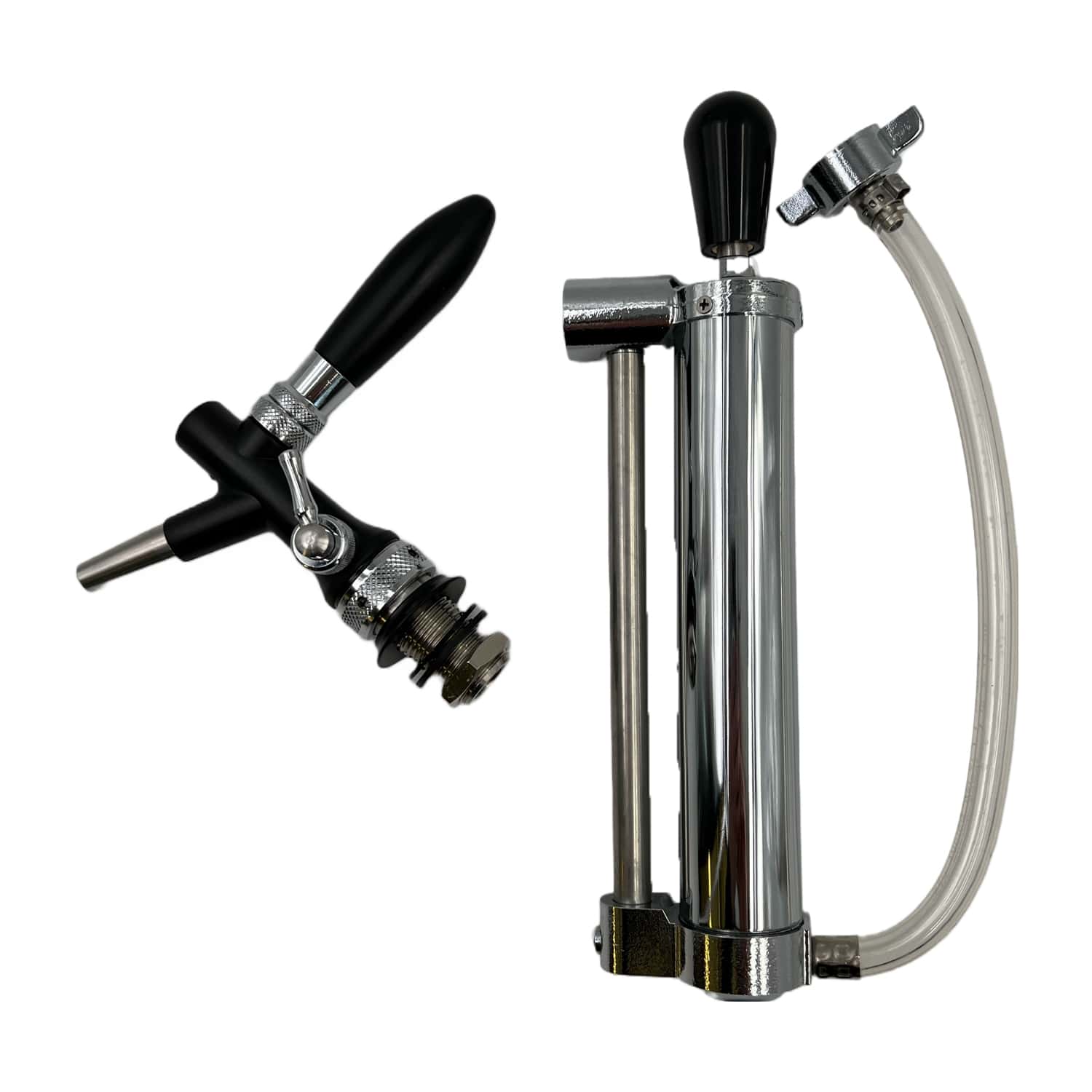 Bierpumpe mit Kompensatorhahn