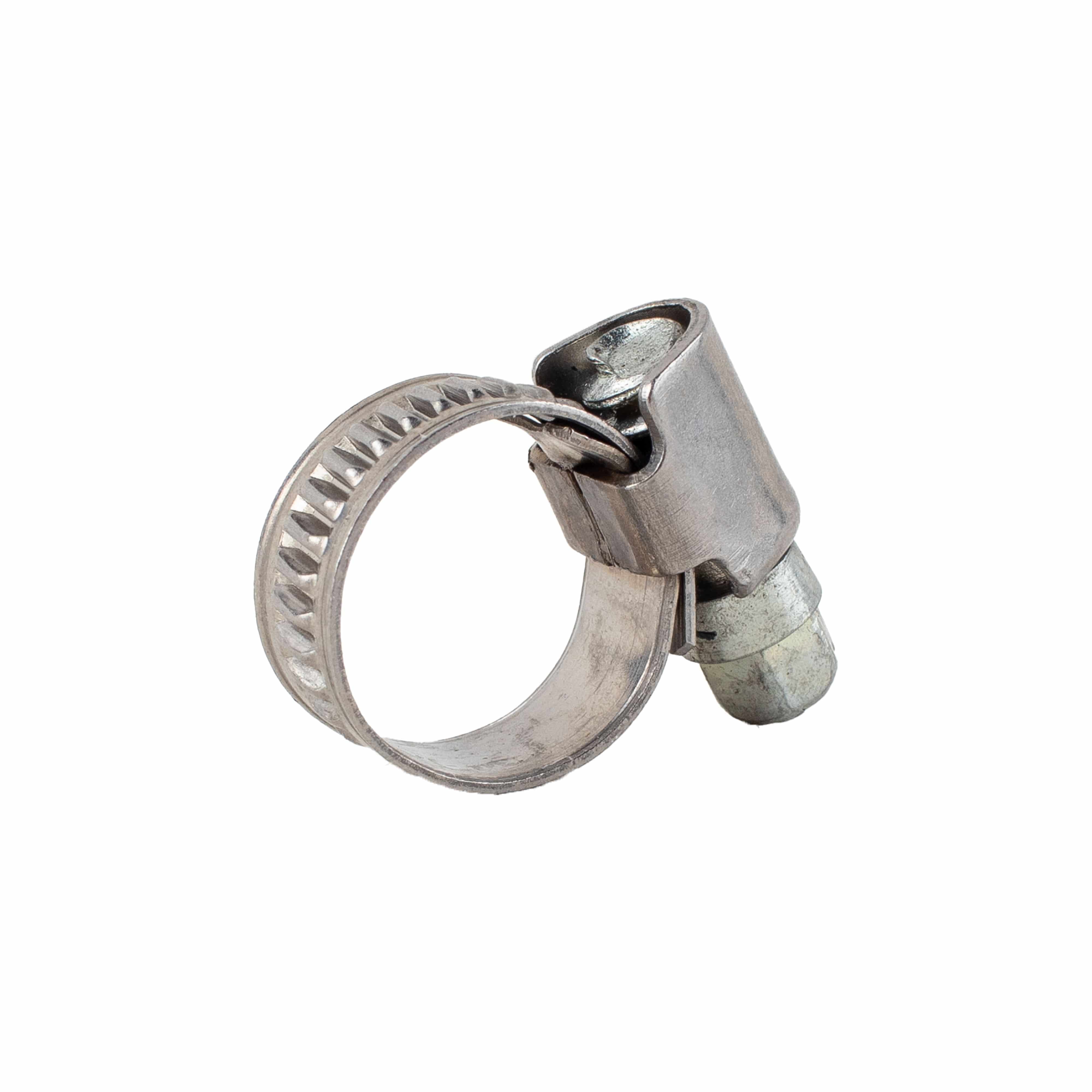 Schlauchschelle mit Schneckengewinde 10-16mm Edelstahl