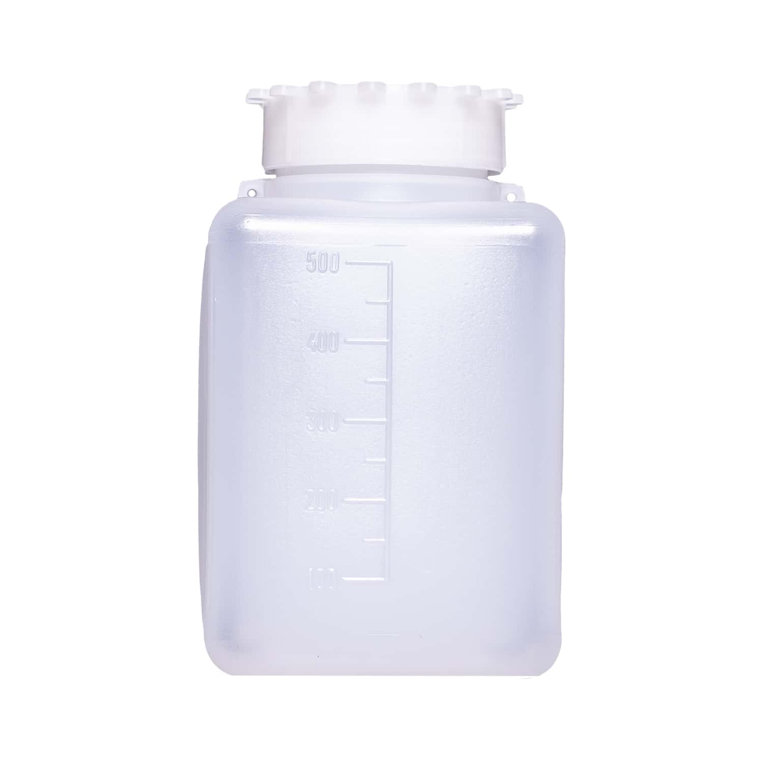 ▷ Kunststoffbehälter eckig 500 ml ☑️ mit Skala