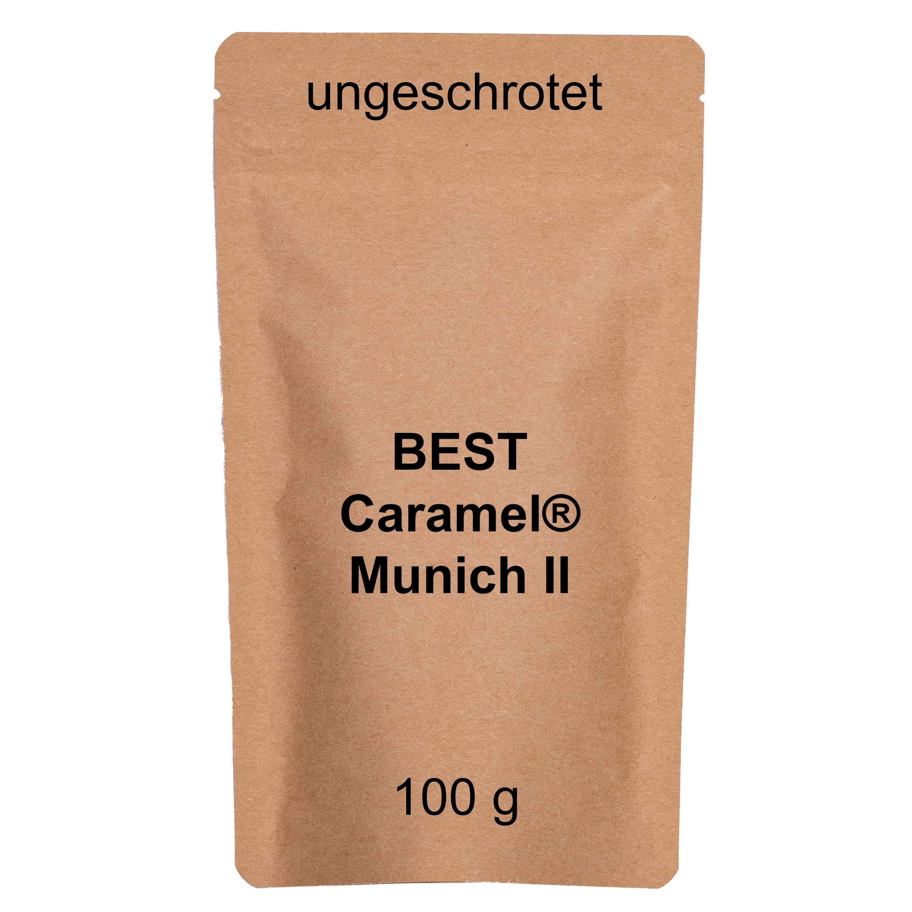 BEST Caramel® Munich II Malz 100g-Pack ungeschrotet