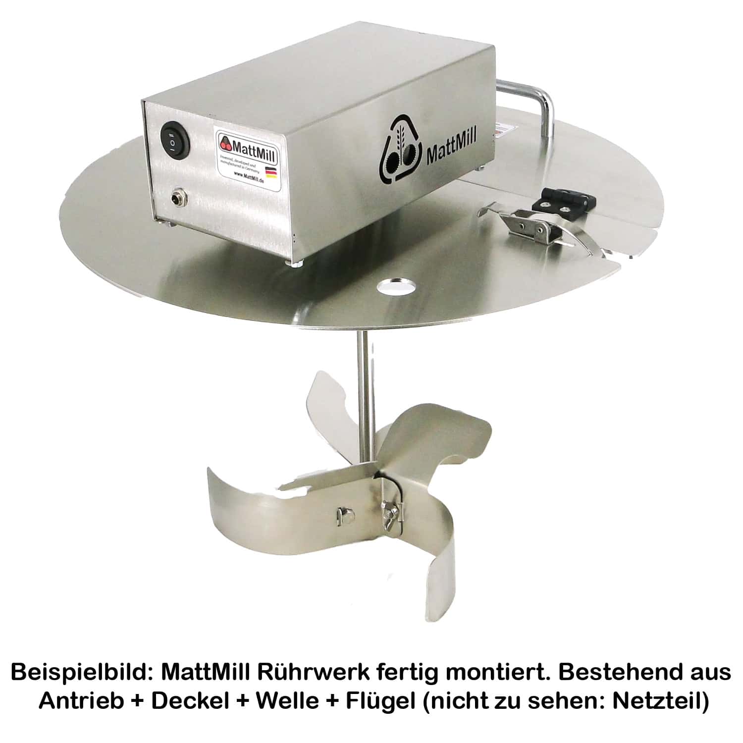 MattMill Rührwerkdeckel 393 mm_3