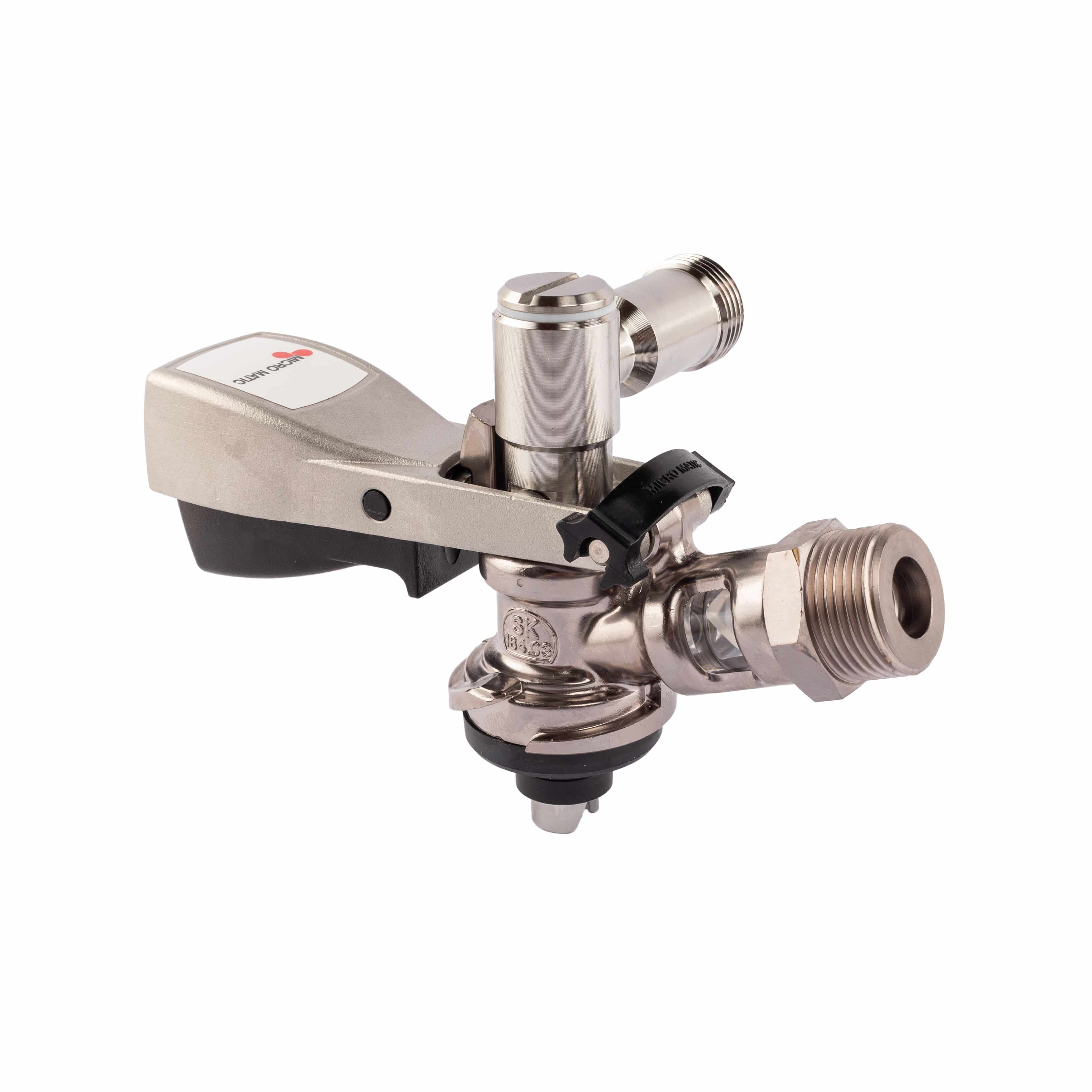 Micro Matic Korbzapfkopf seitlich 5/8" x 3/4" F1-S