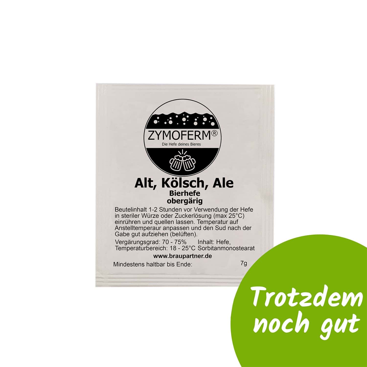 Zymoferm ALT KÖLSCH ALE Trockenhefe og MHD-Ware