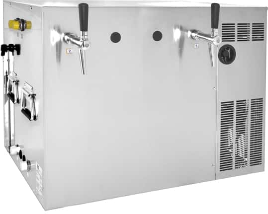 Durchlaufkühler 2-leitig 7 mm 200 Liter/h 6/20m - nass