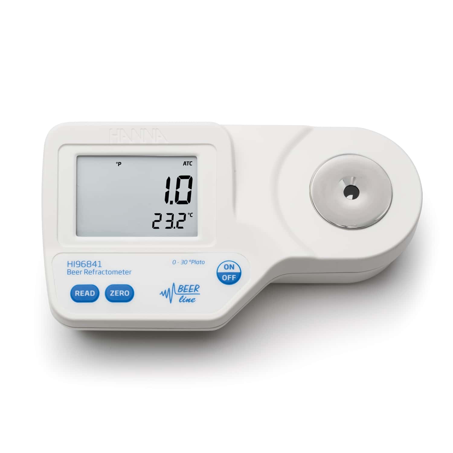 Refraktometer 0-30° Plato digital