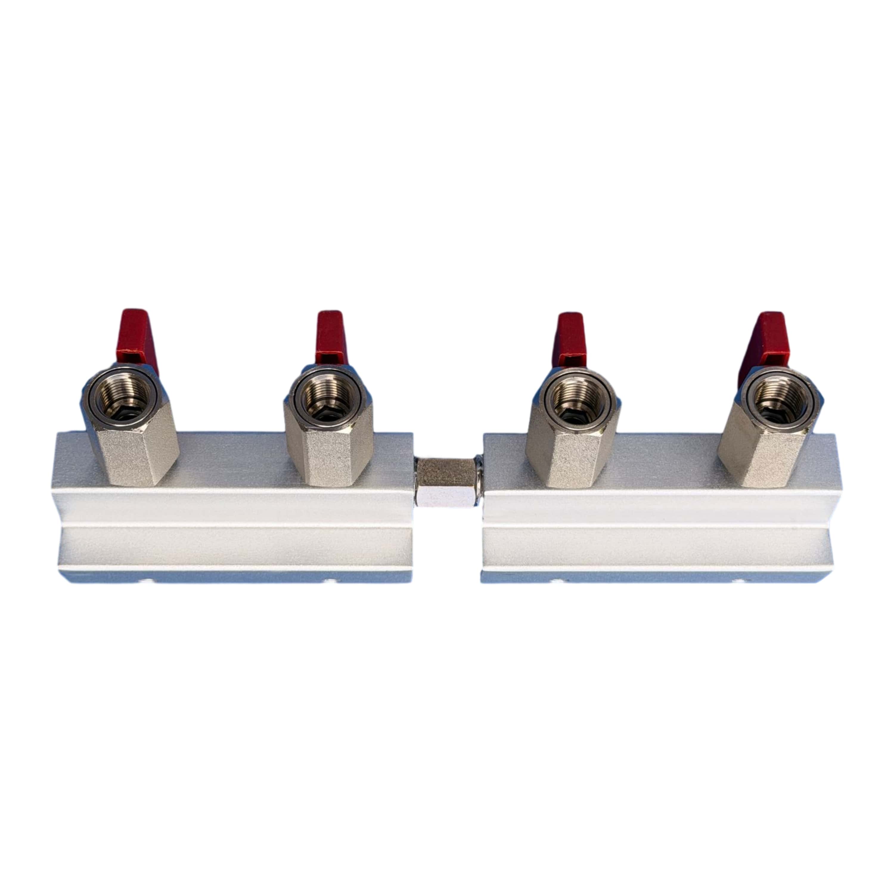 CO2 Verteiler 4-fach - allseits 1/4" IG_4