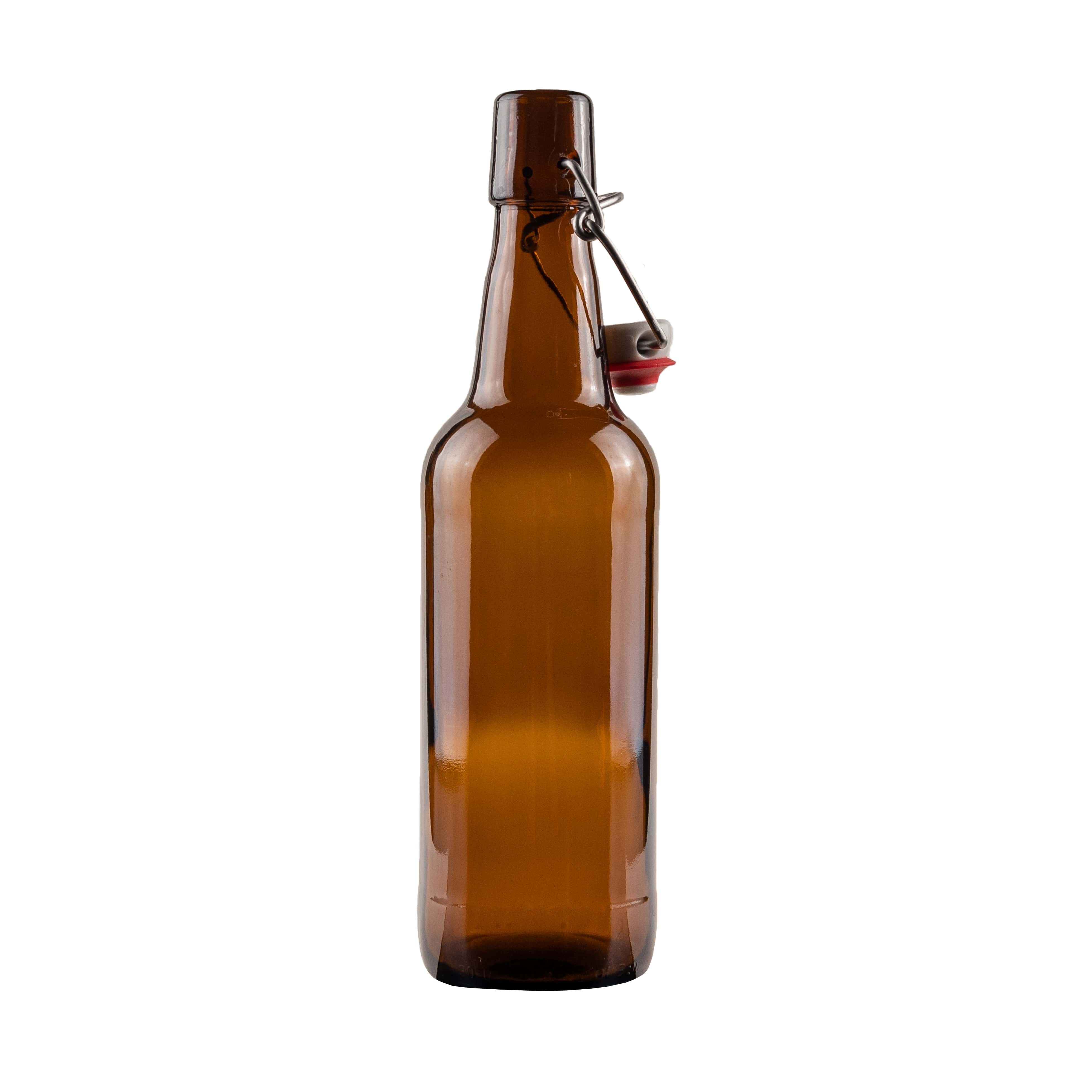 Bügelverschlussflasche 0,5 Liter, mit Verschluss