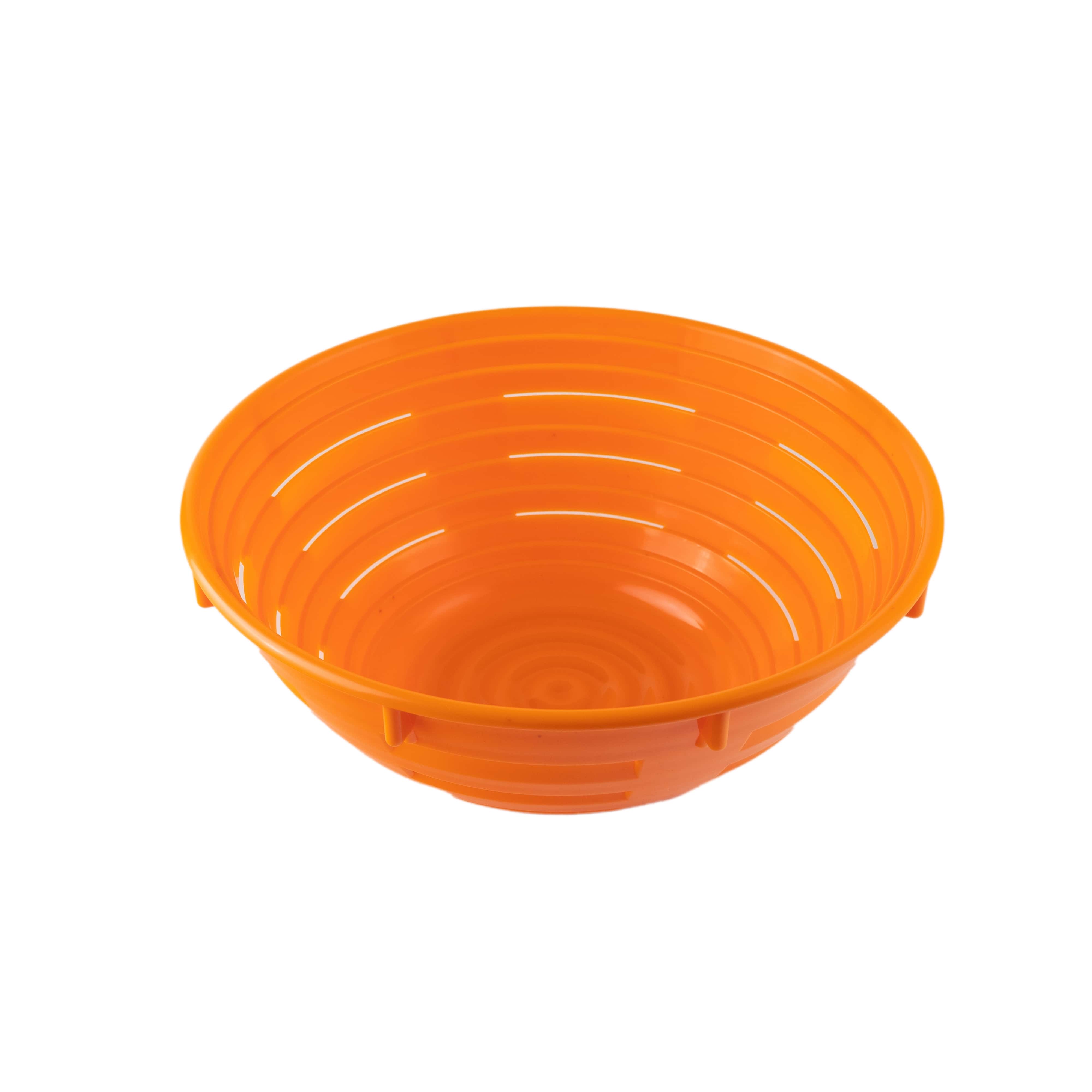 Brot-Gärform rund 1 kg orange