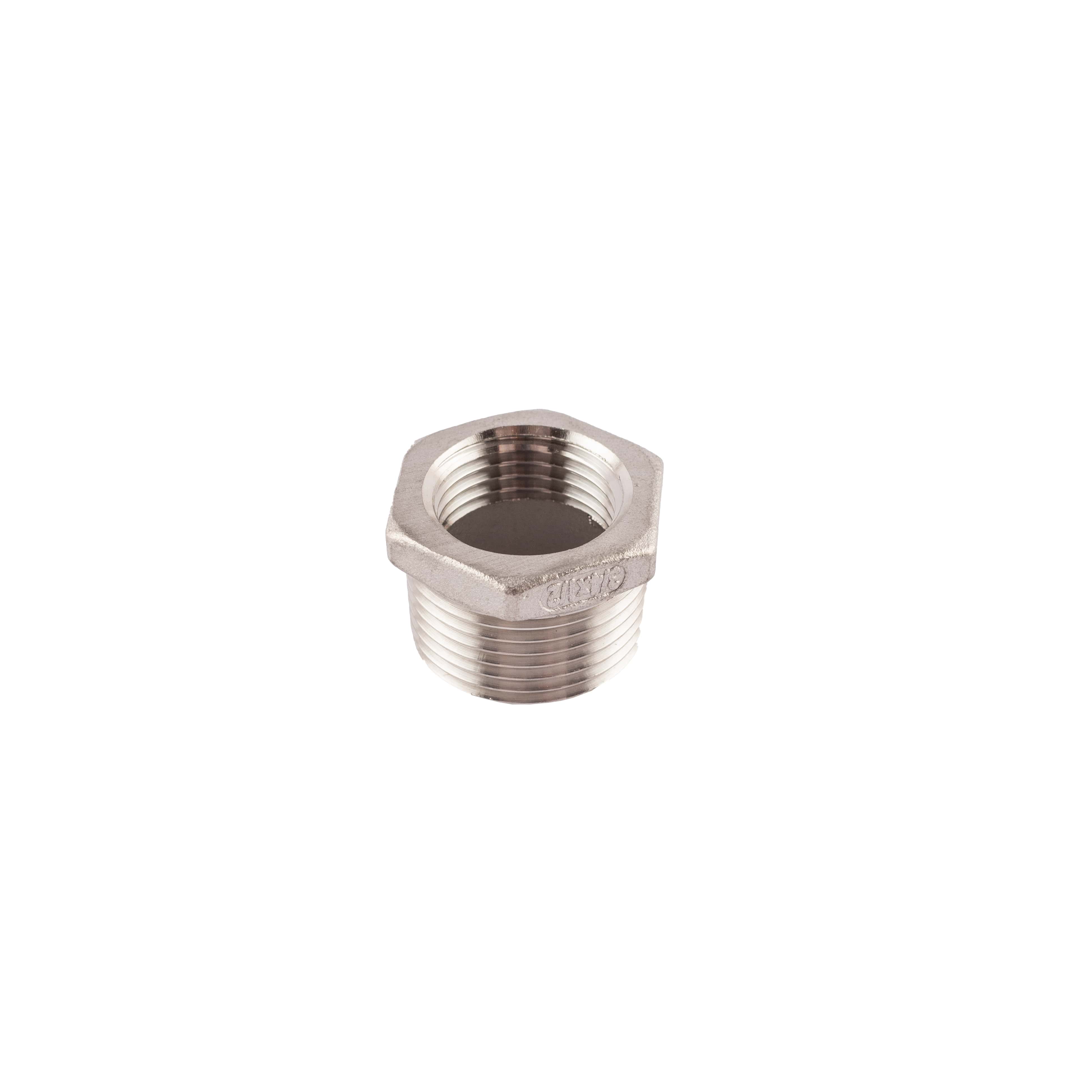 Reduzierstück 3/4" AG auf 1/2" IG Edelstahl_1