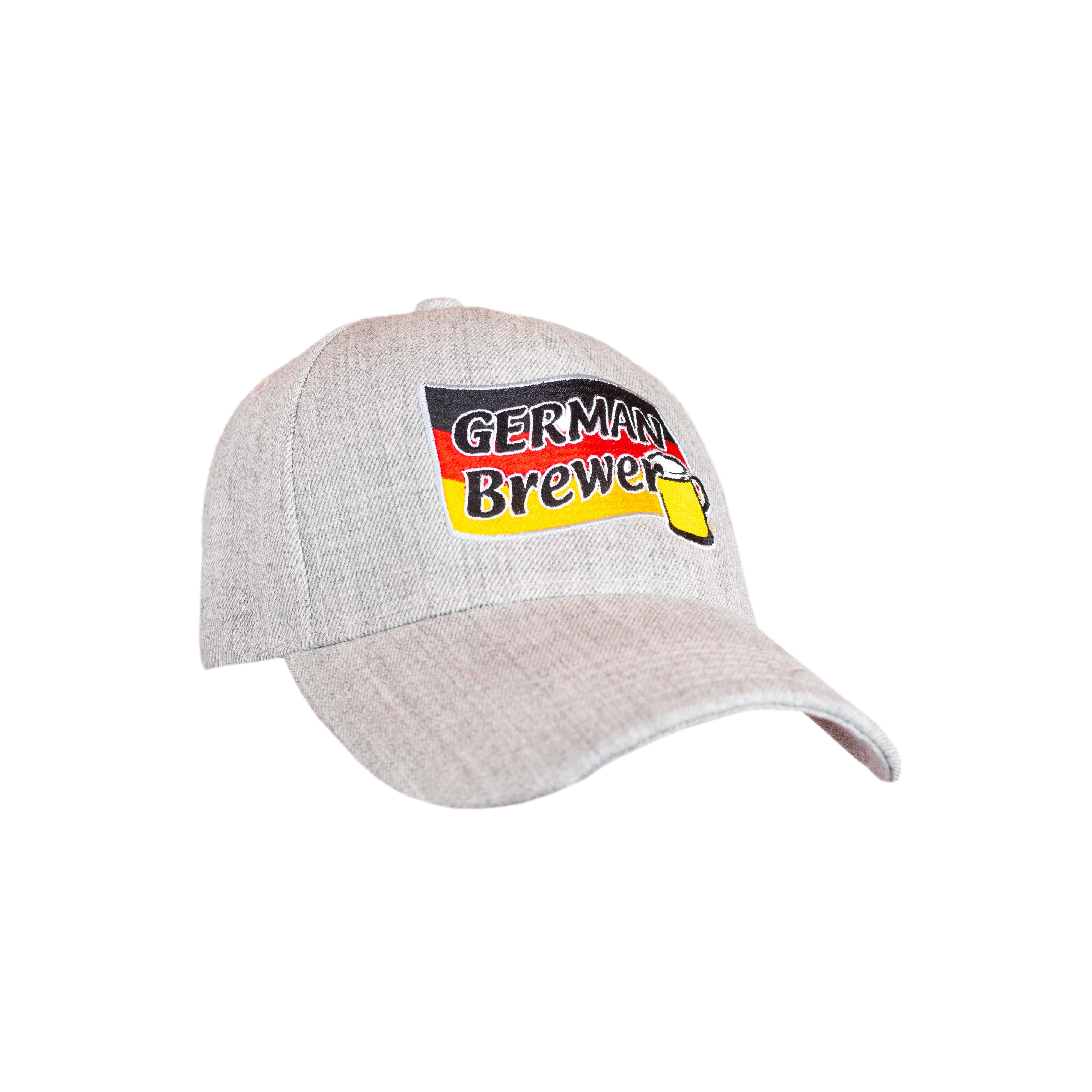 Cap GERMAN BREWER grau-meliert