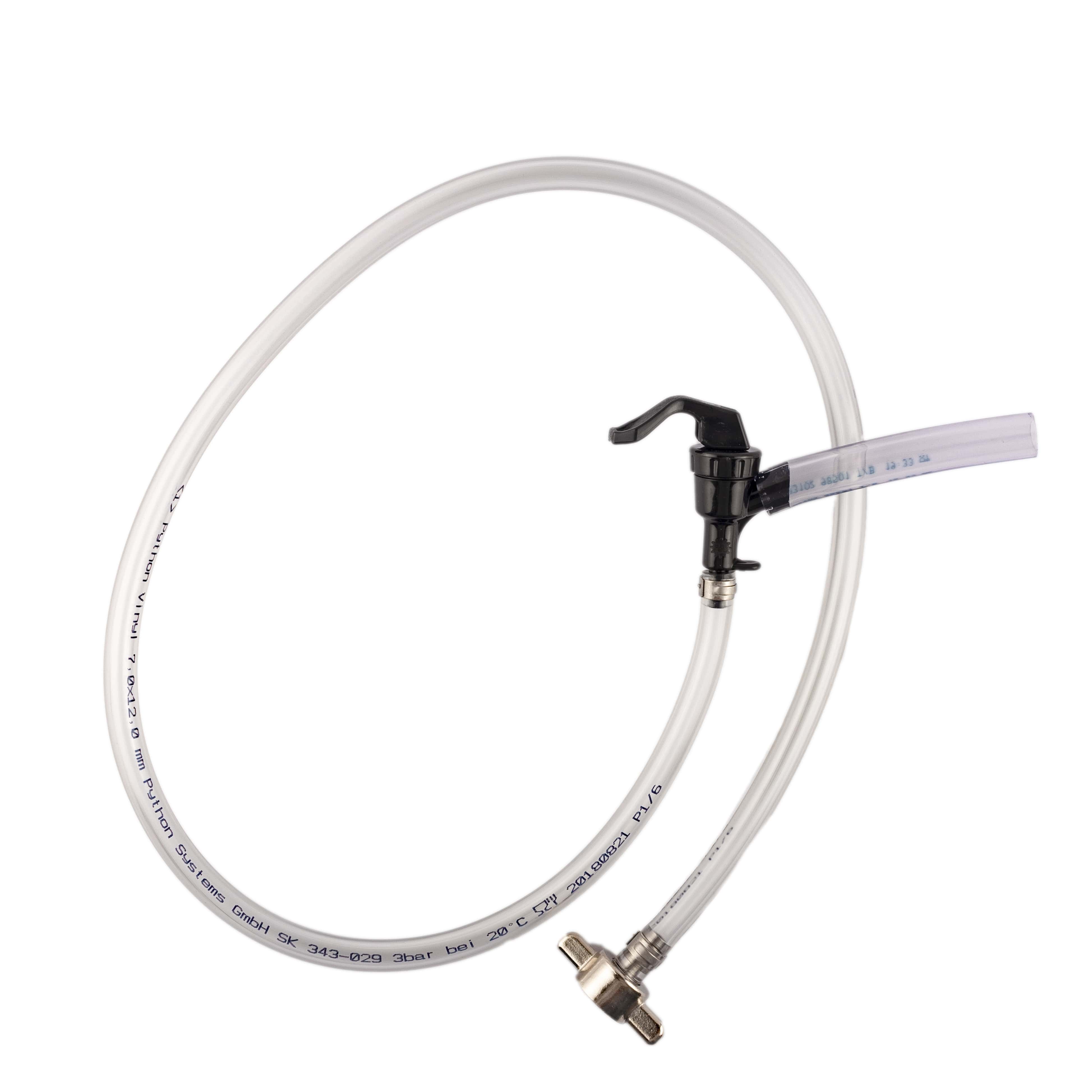 Zapfhahn für Zapfkopf mit 5/8" Flügelmutter