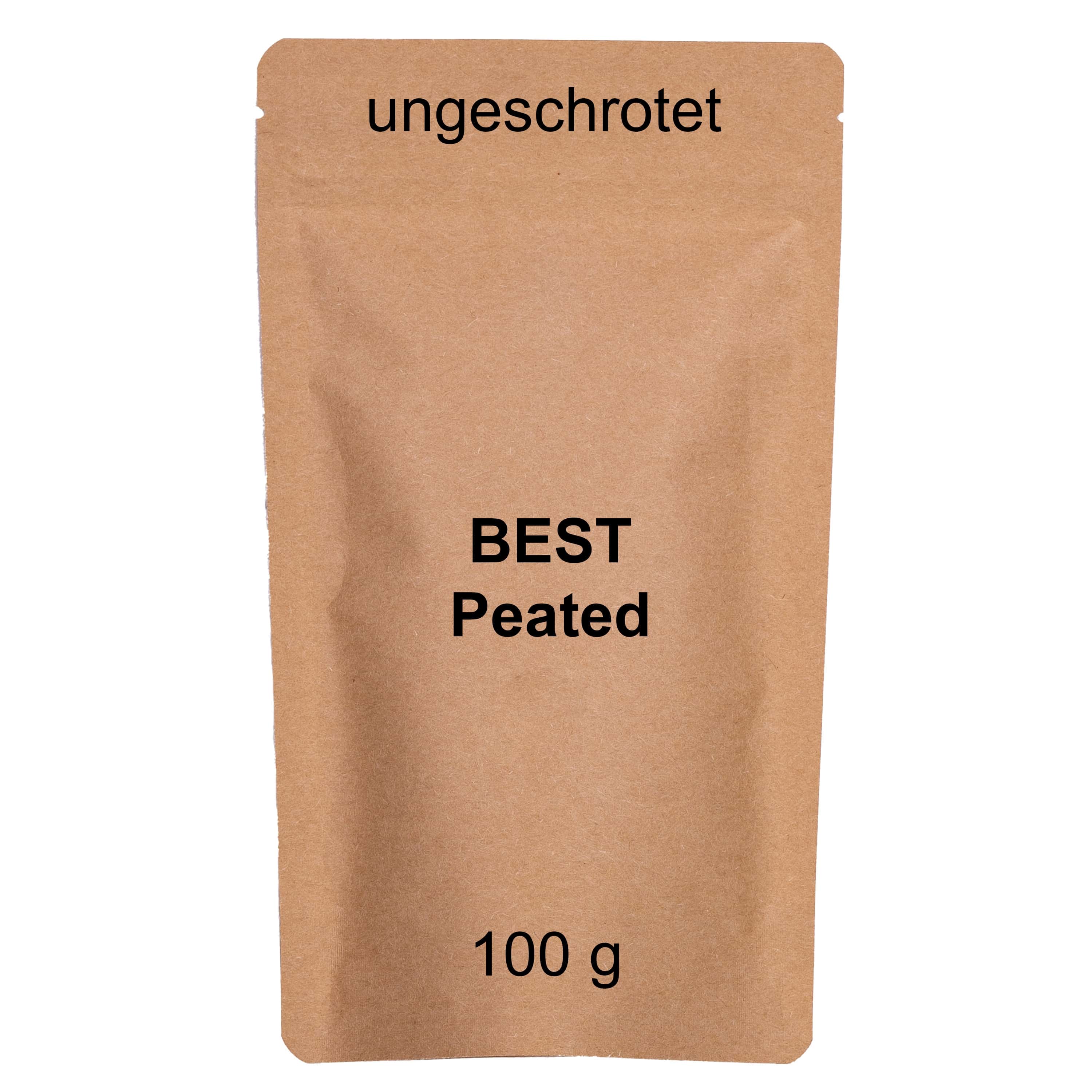 BEST Peated Malz 100g-Pack ungeschrotet