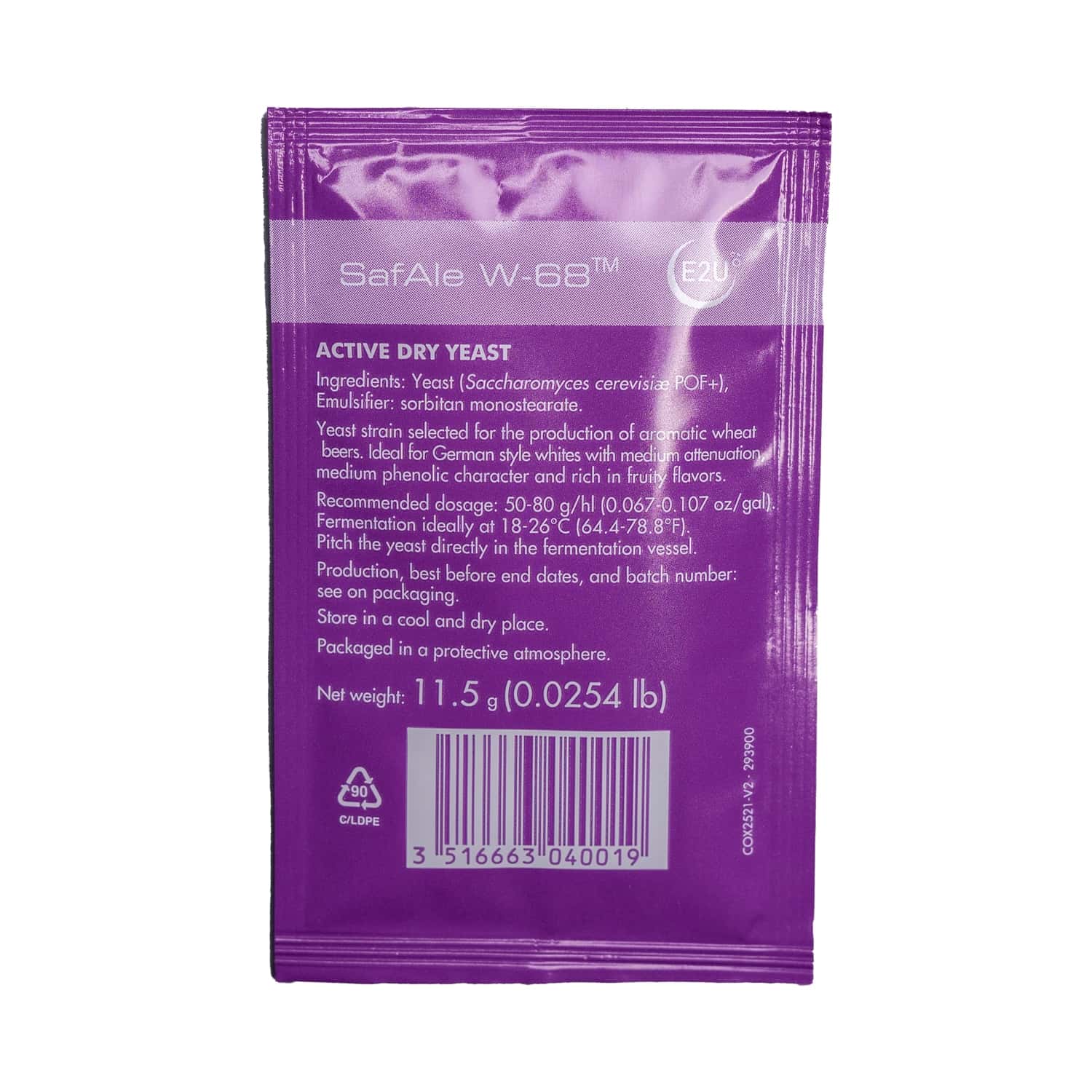 Fermentis SafAle W-68 Trockenhefe og