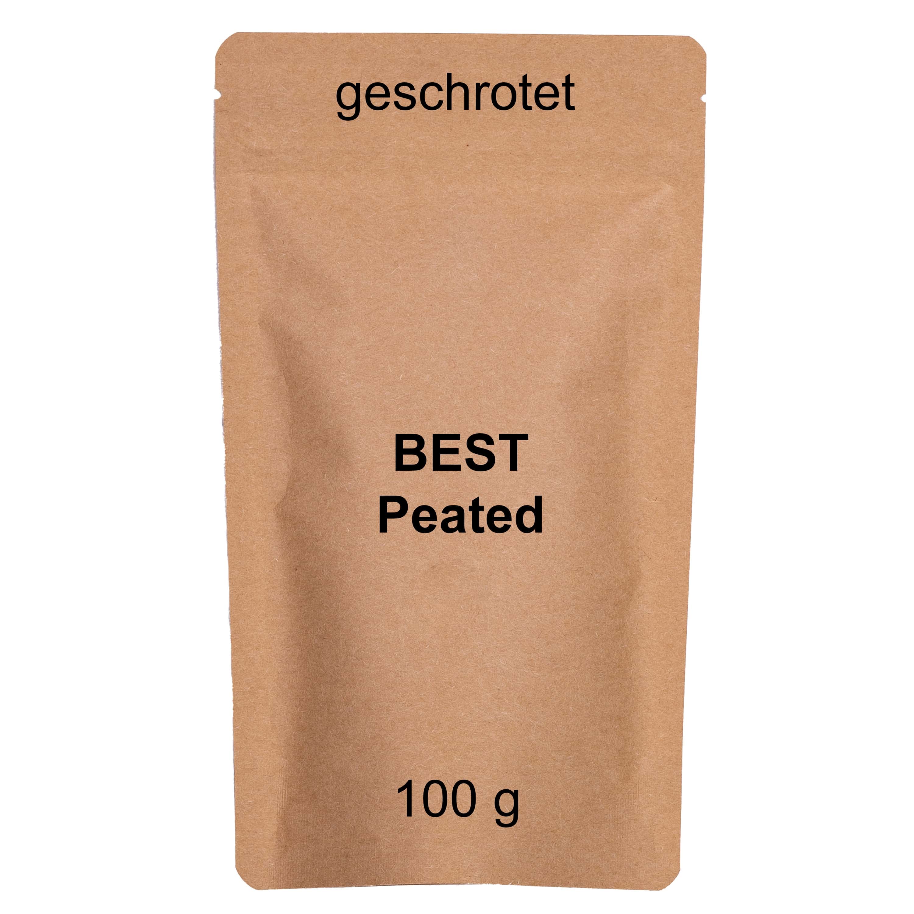 BEST Peated Malz 100g-Pack geschrotet