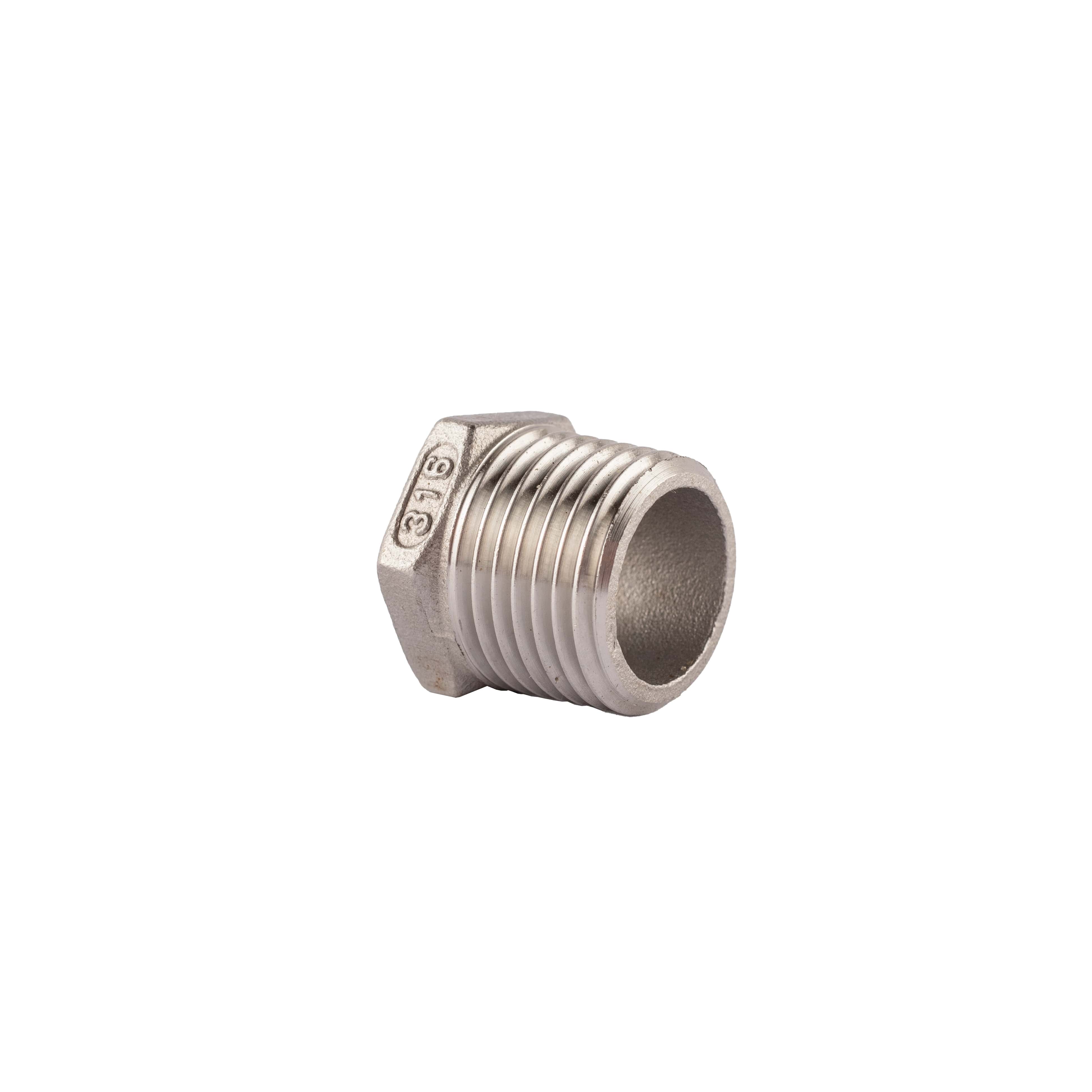 Reduzierstück 1/2" AG auf 1/4" IG Edelstahl_2