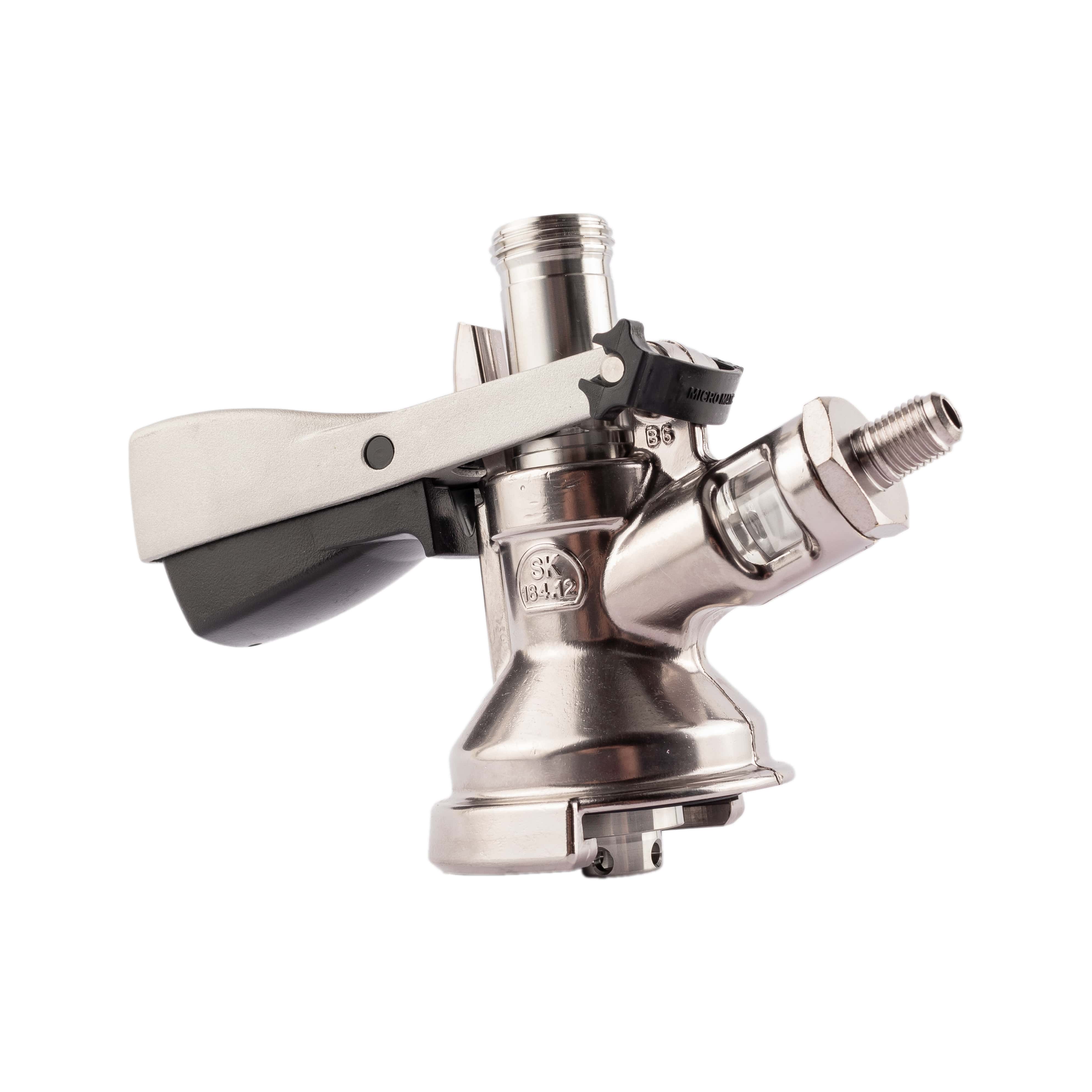 Micro Matic AfG-Zapfkopf gerade 5/8" x 7/16" F1-LS