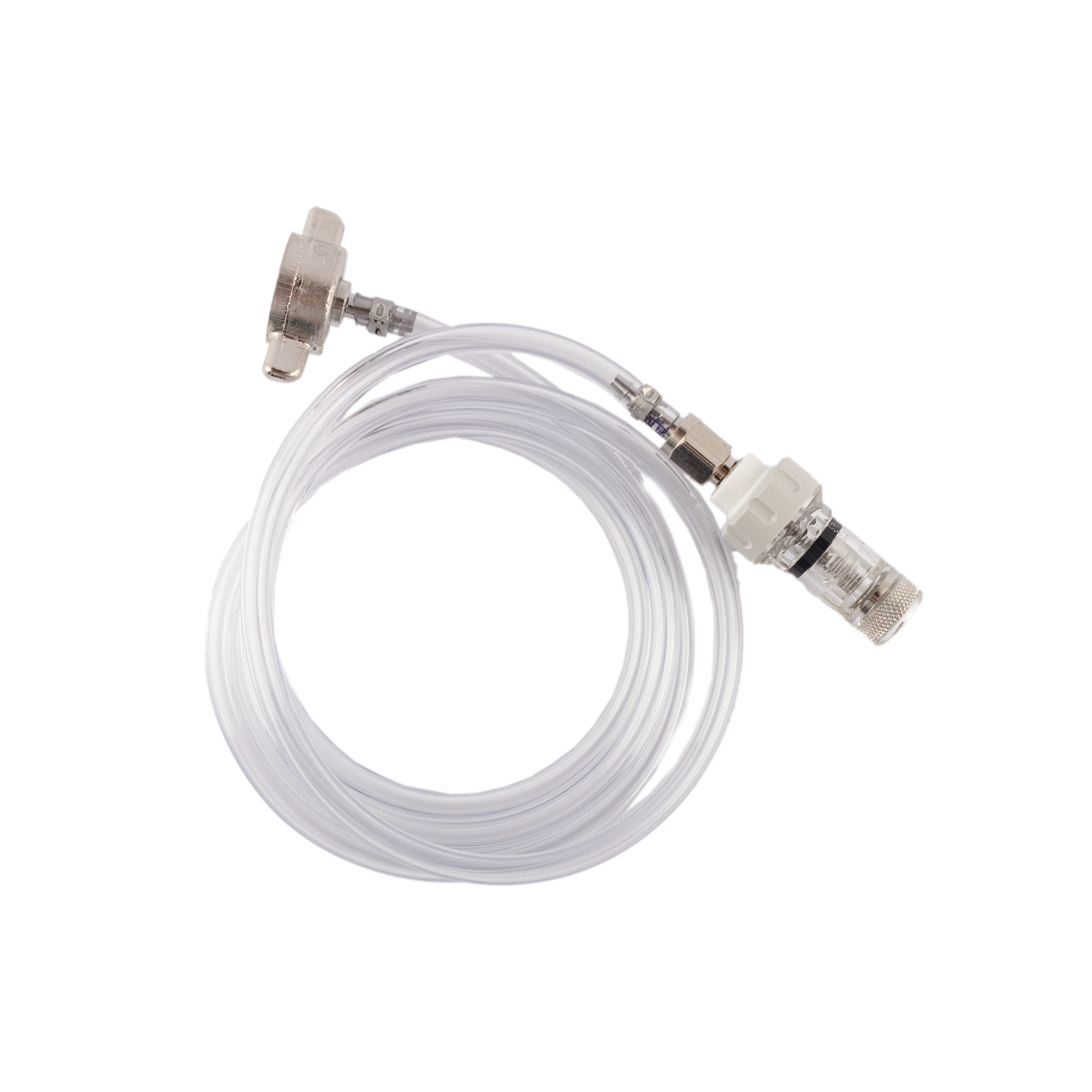 CO2 Schlauch für NC-/CC-Keg mit Rückschlagventil - 3/4" Flügelmutter