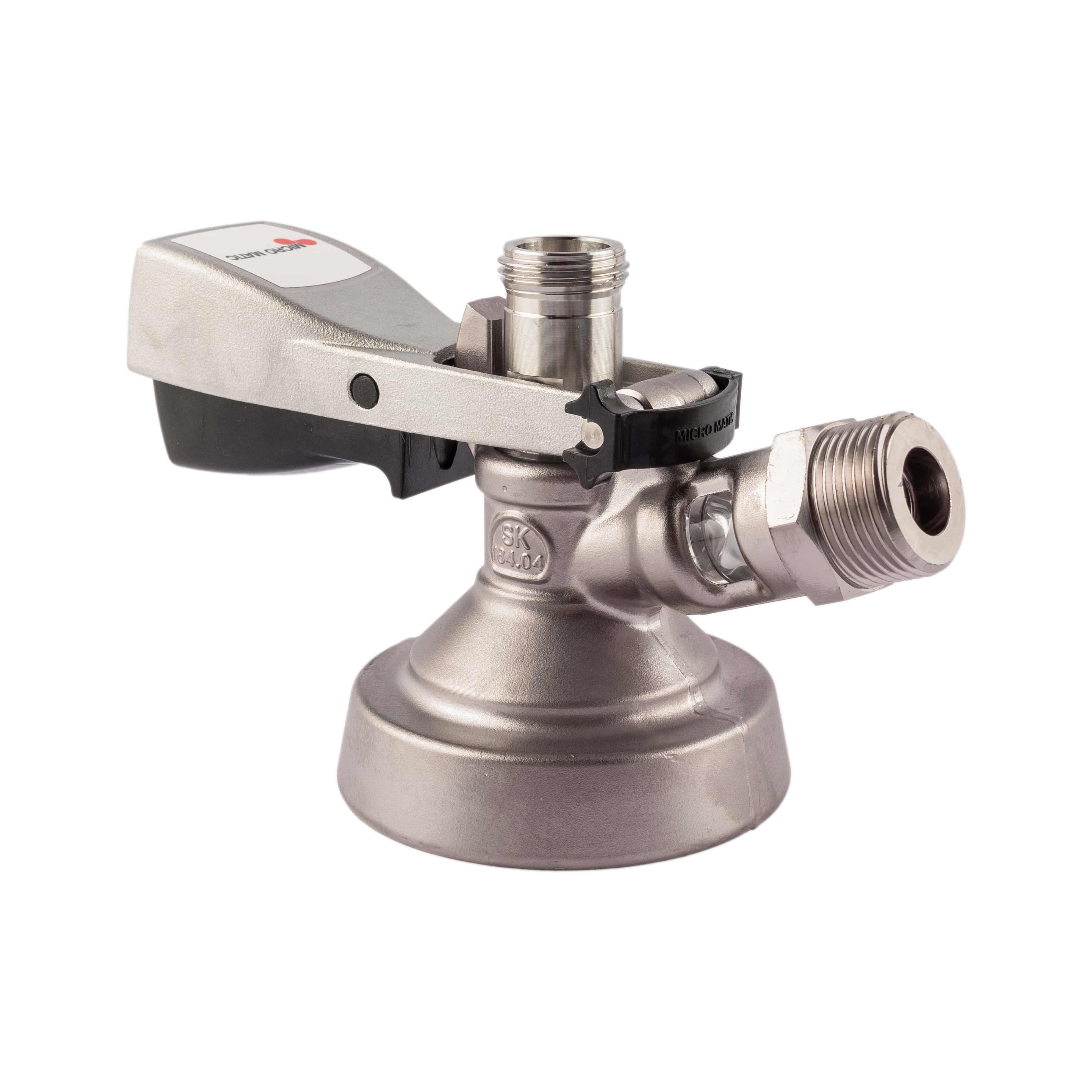 Micro Matic Dreikantzapfkopf gerade 5/8" x 3/4" F1-G