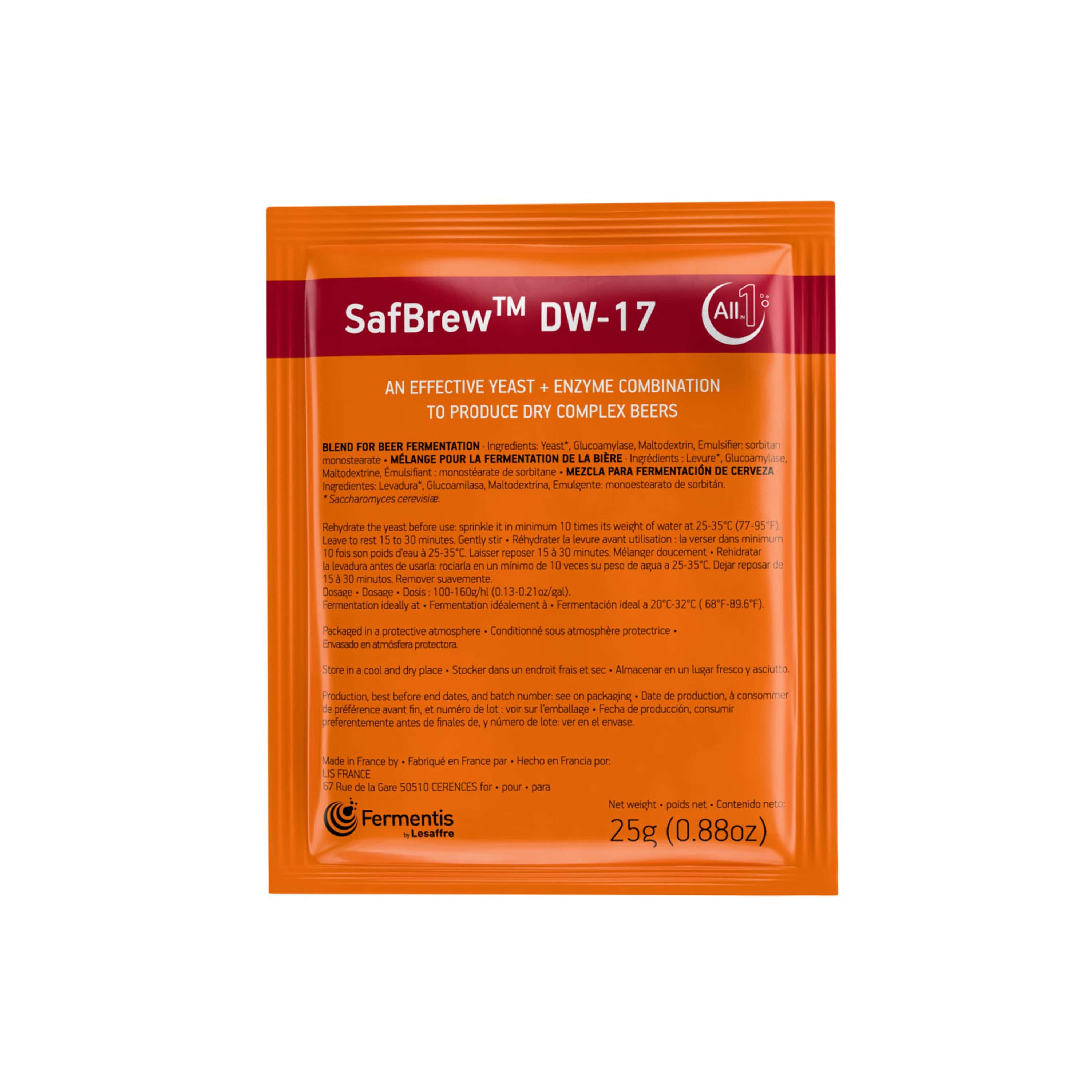 Fermentis SafBrew DW-17 Trockenhefe og