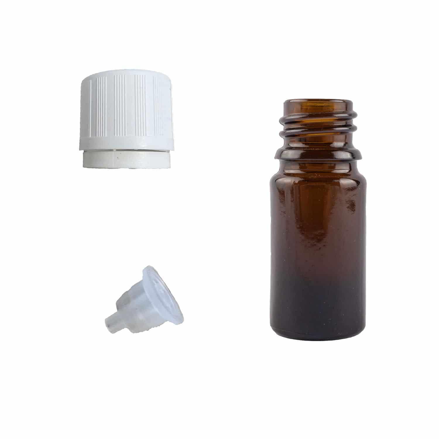 Tropfflasche 5 ml Braunglas