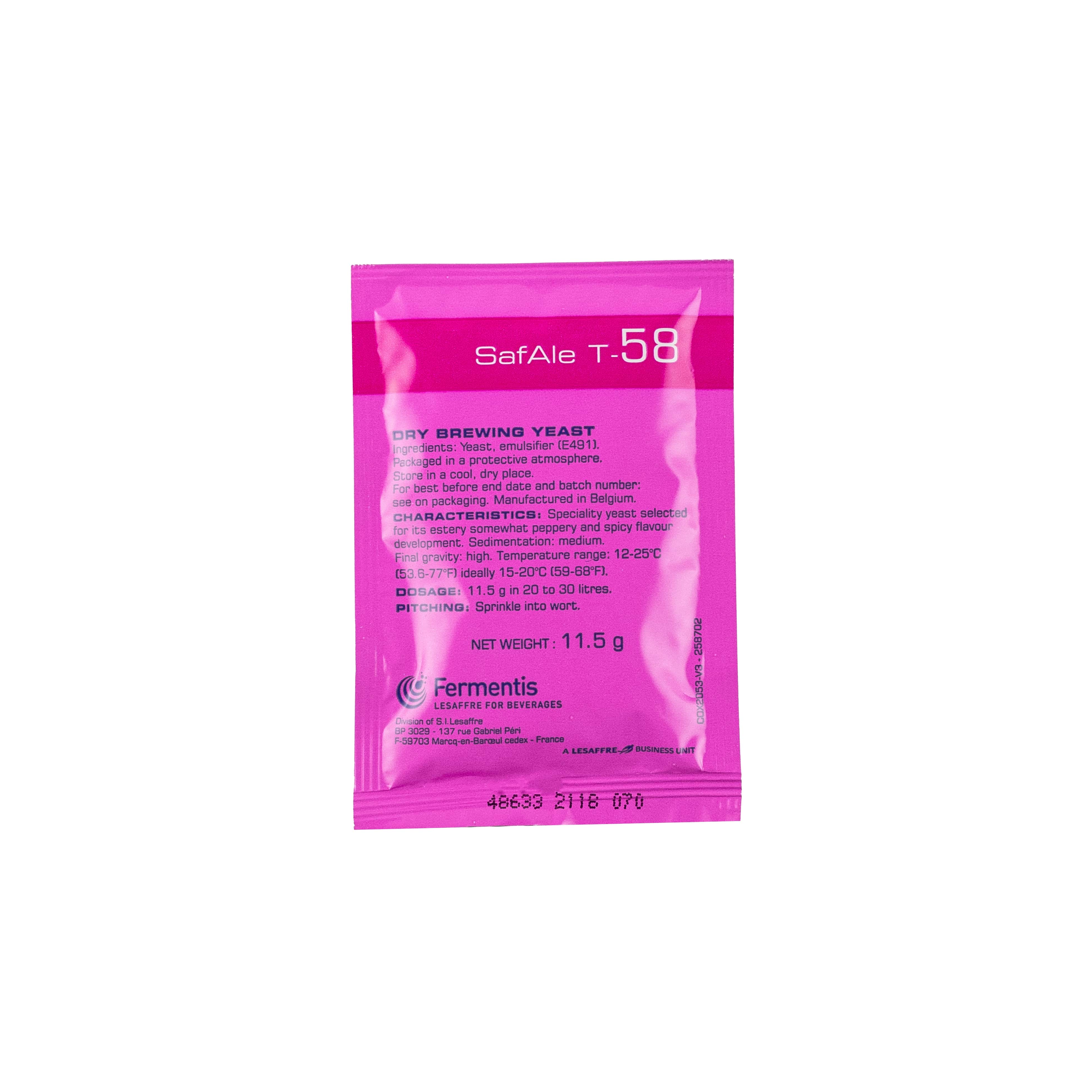 Fermentis SafAle T-58 Trockenhefe og