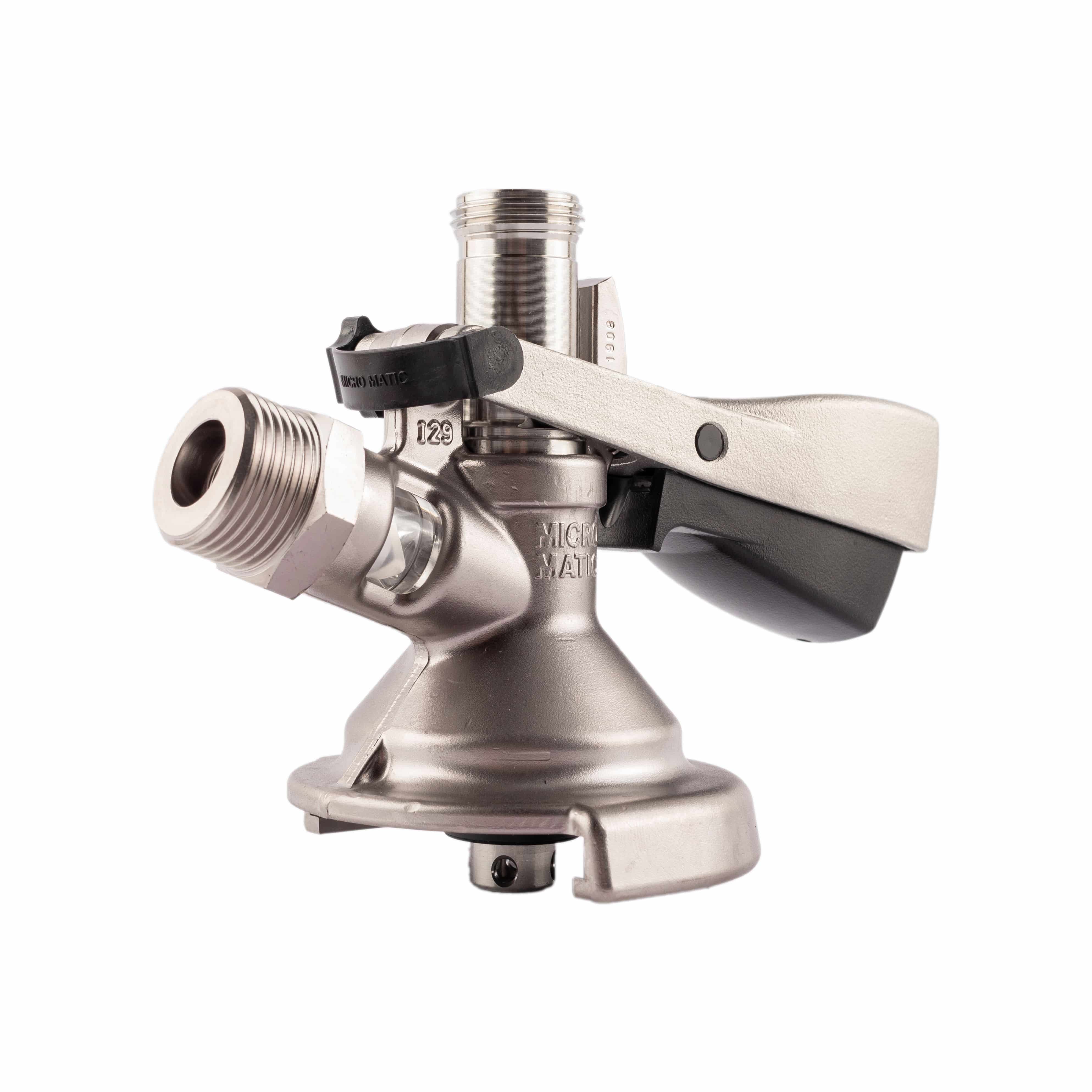 Micro Matic Kombizapfkopf gerade 5/8" x 3/4" F1-M