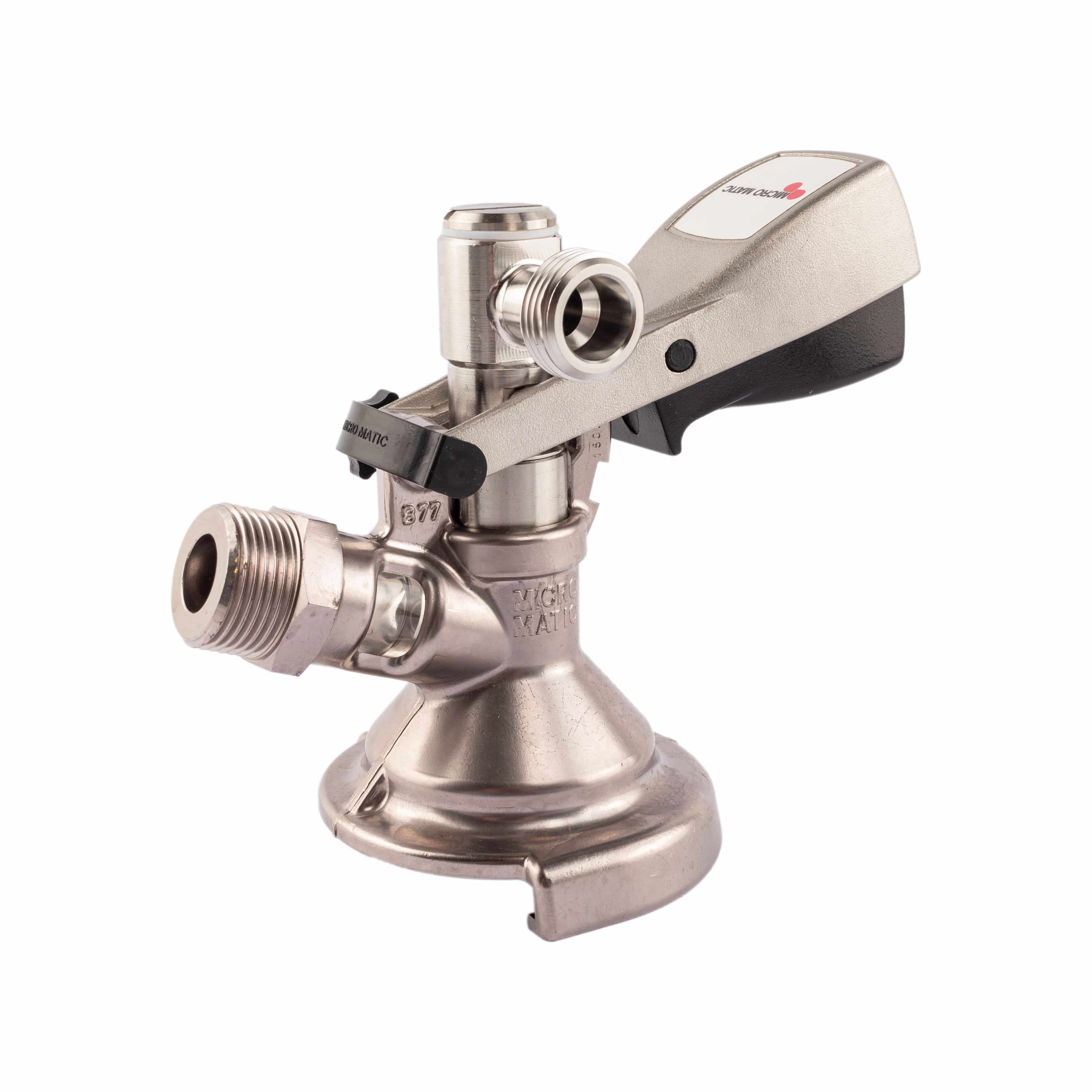 Micro Matic Flachzapfkopf seitlich 5/8" x 3/4"
