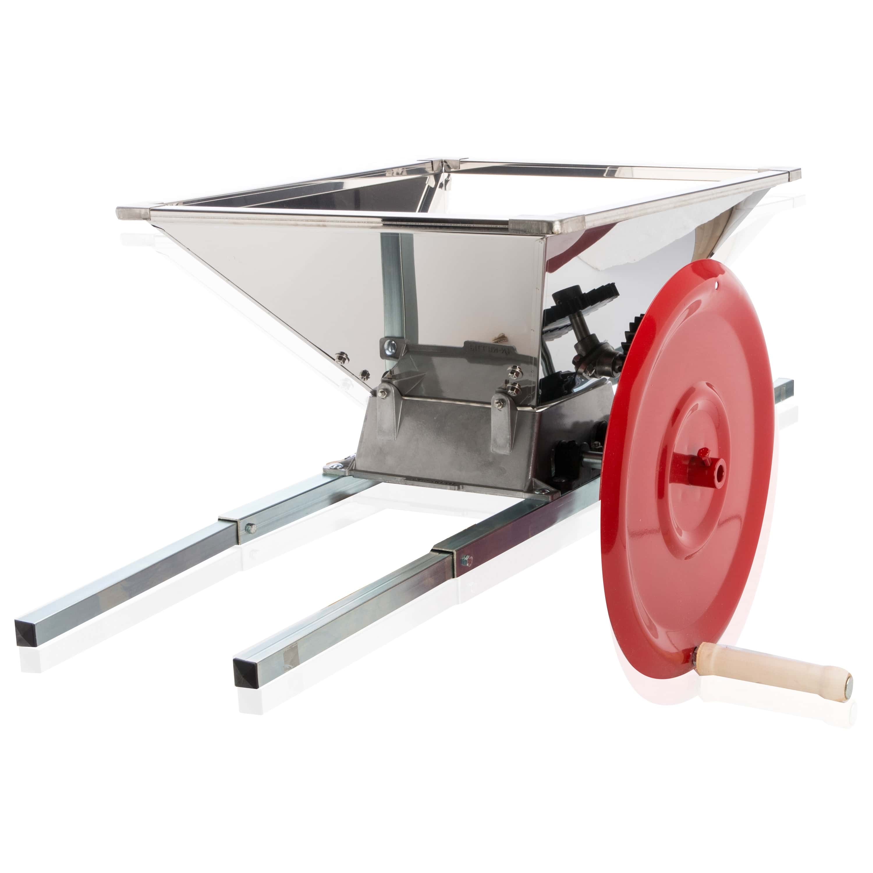 Obstmühle manuell mit Messerwalze und 22 L Volumen