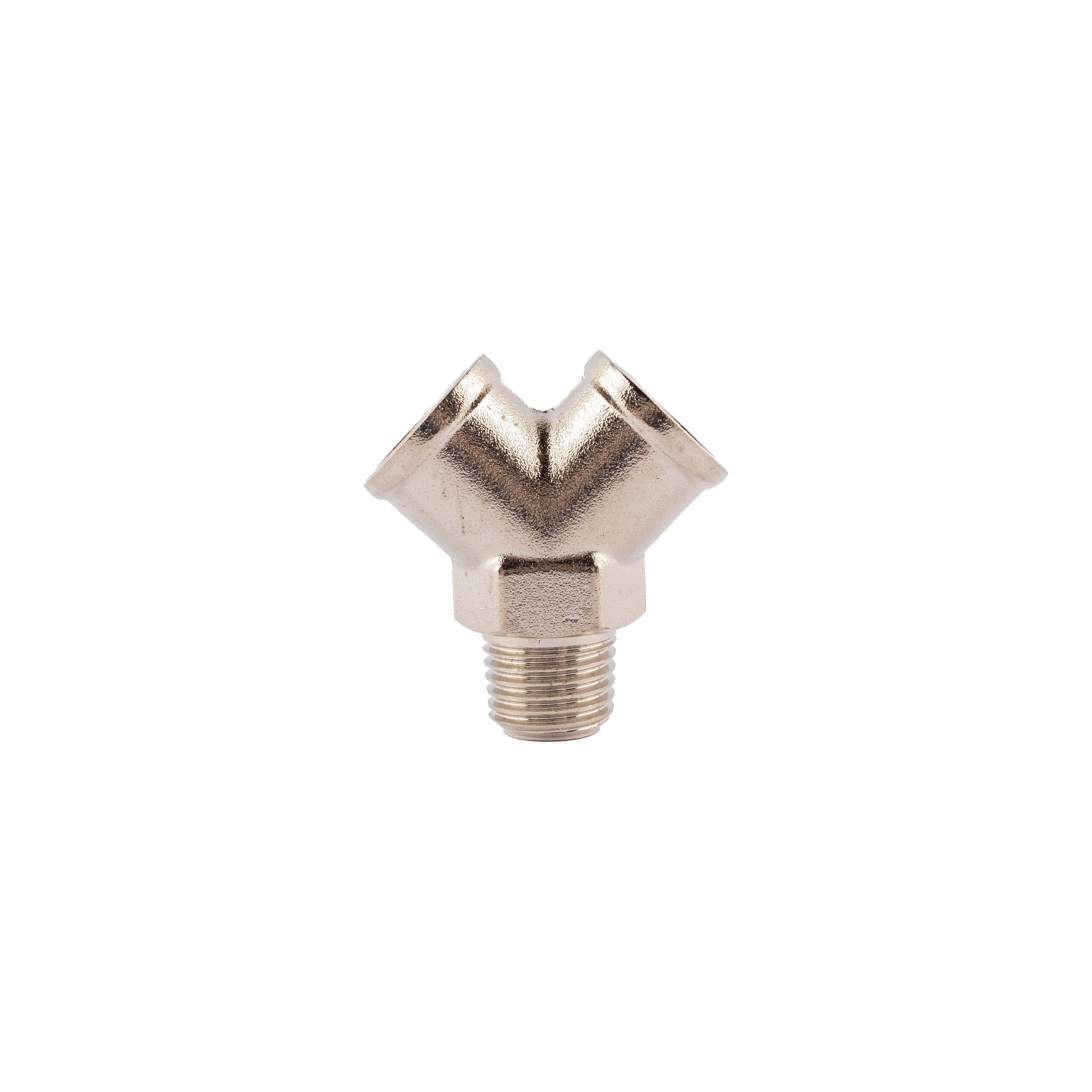 Micro Matic Gabelstück 1/4" AG auf 2x 1/4" IG - ohne Absperrhähne_1