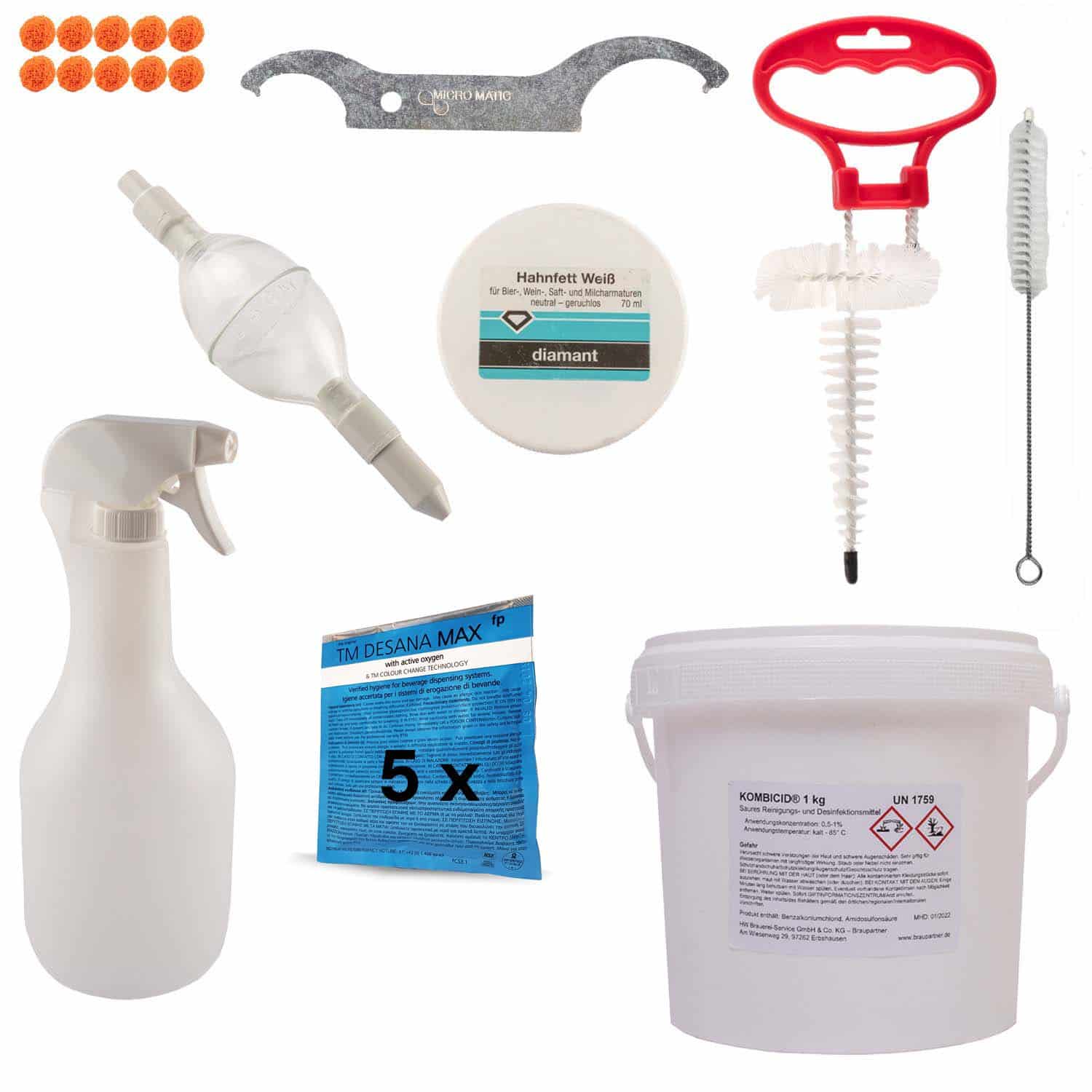 Zapfanlage Reinigungsset STANDARD