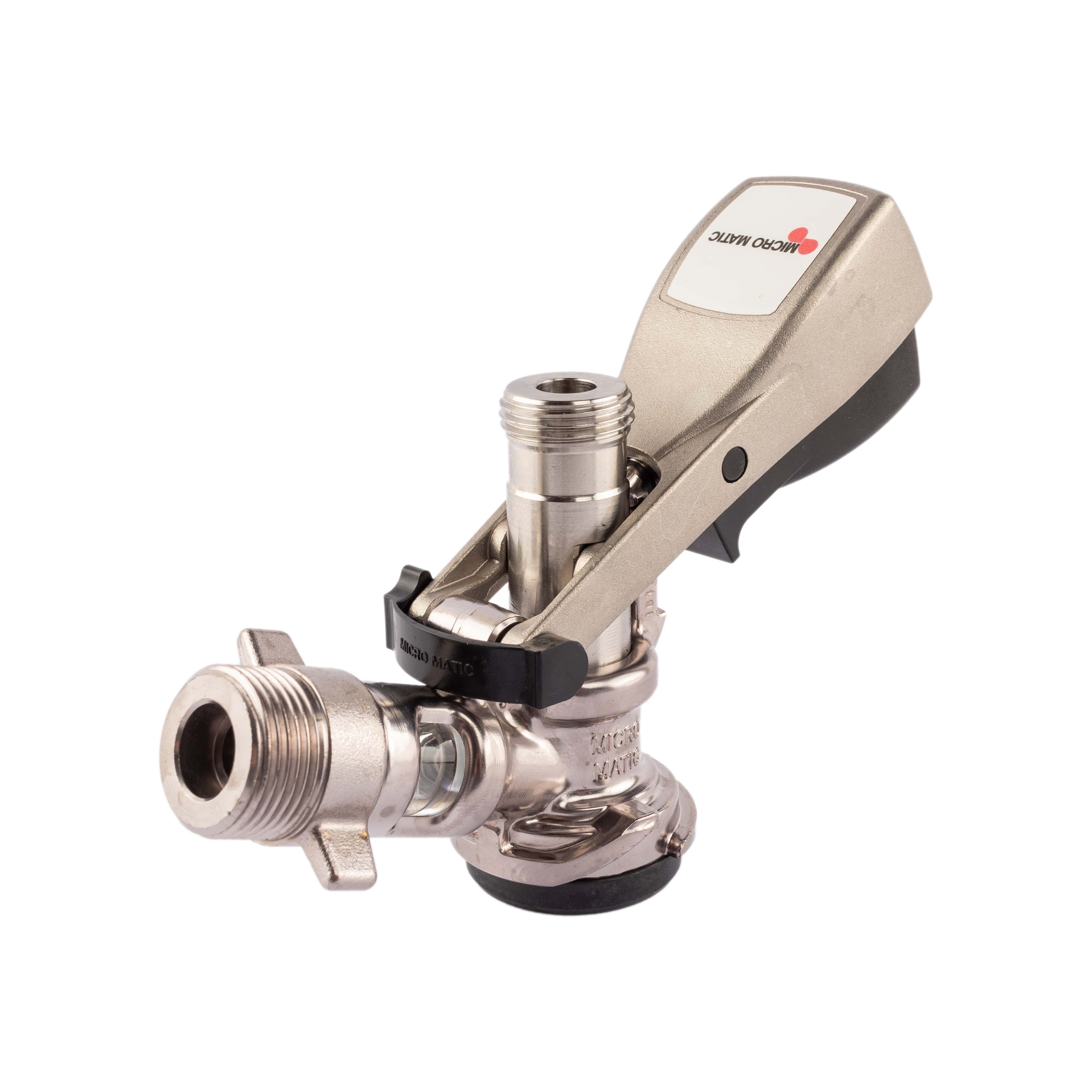 Micro Matic Draft-Korbzapfkopf gerade 5/8" x 3/4" F1-D