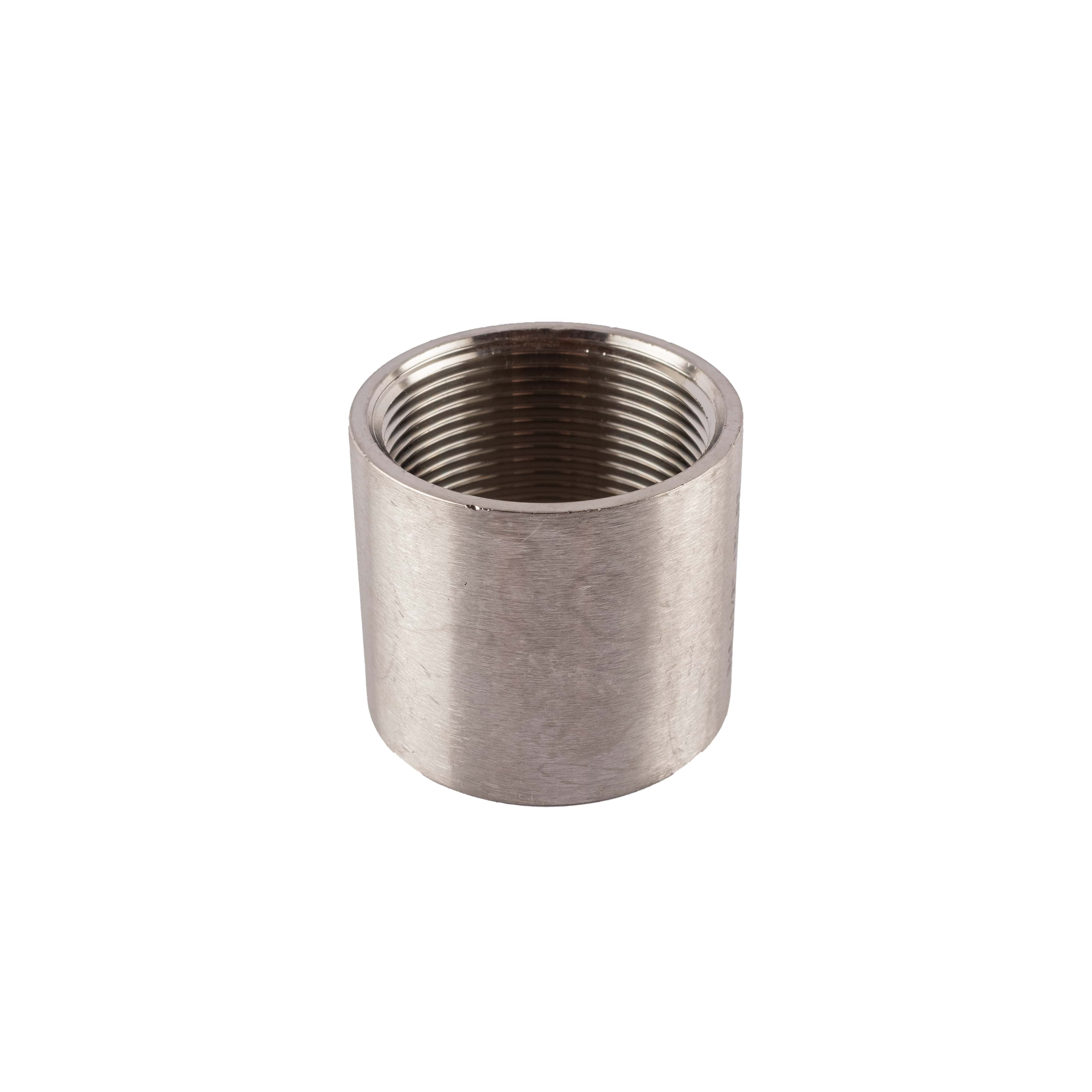 Muffe 1 1/2" IG 48 mm Edelstahl
