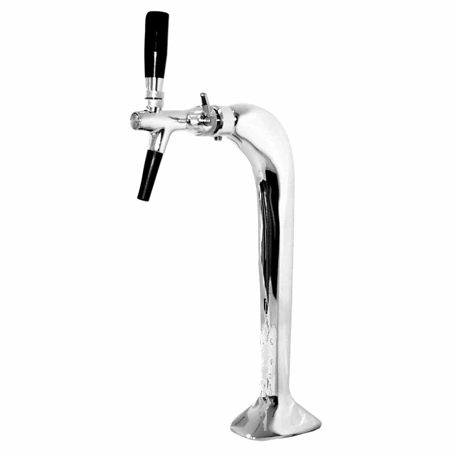 Schanksäule CLASSIC-ELEGANT verchromt, 1-leitig, 7