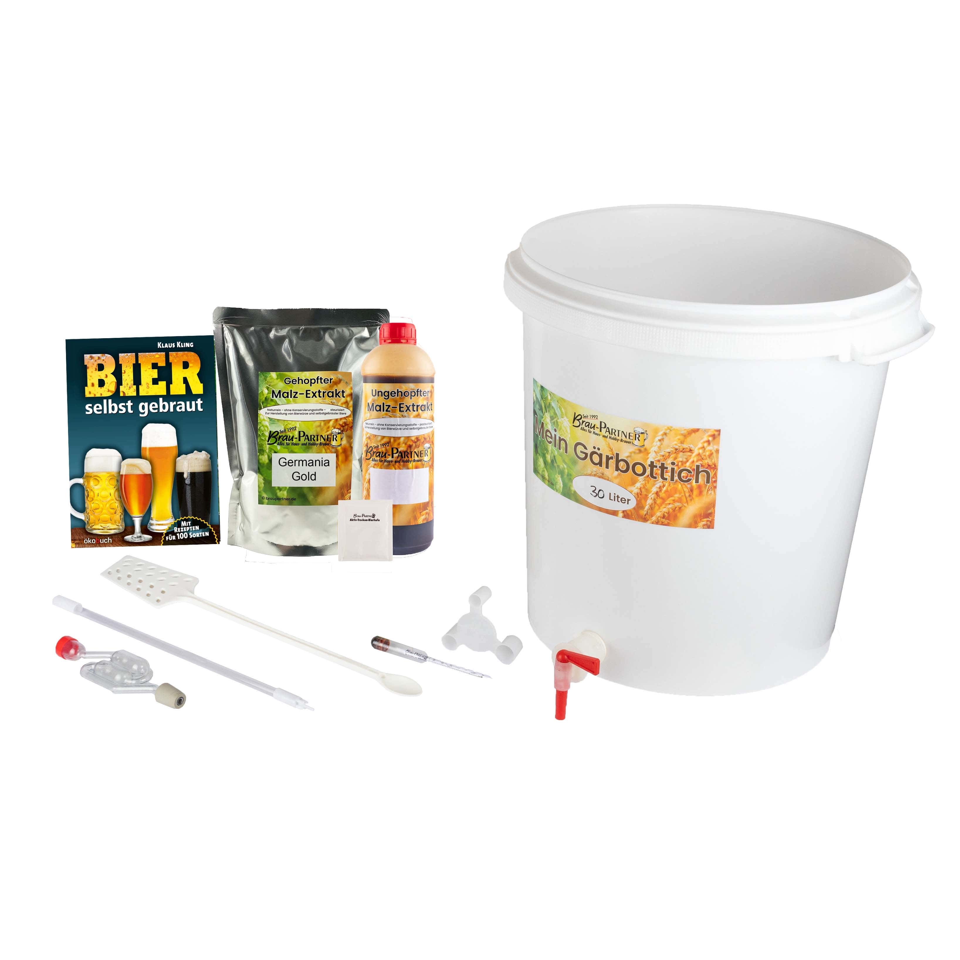 Hobbybrauer Einsteigerset PREMIUM mit Buch