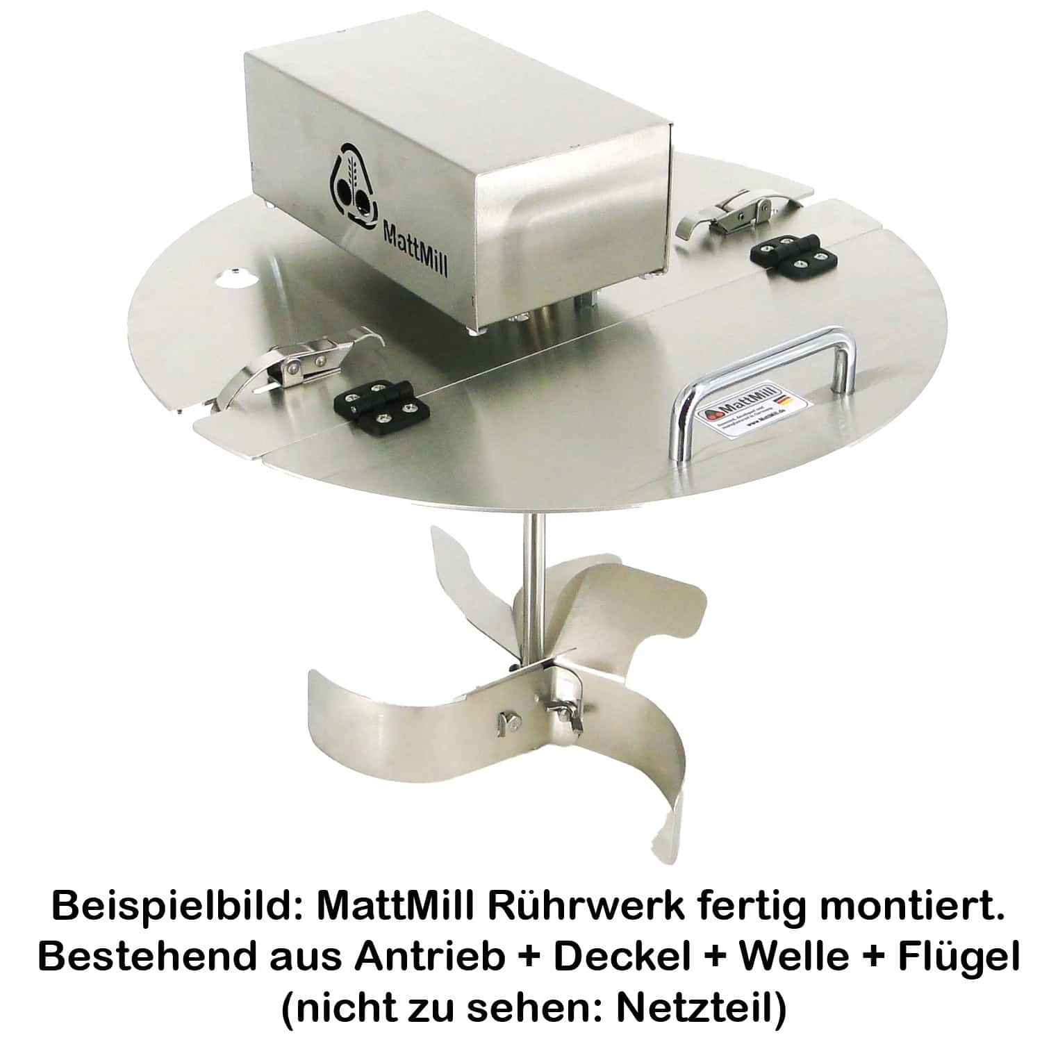MattMill Rührwerkdeckel 393 mm_2