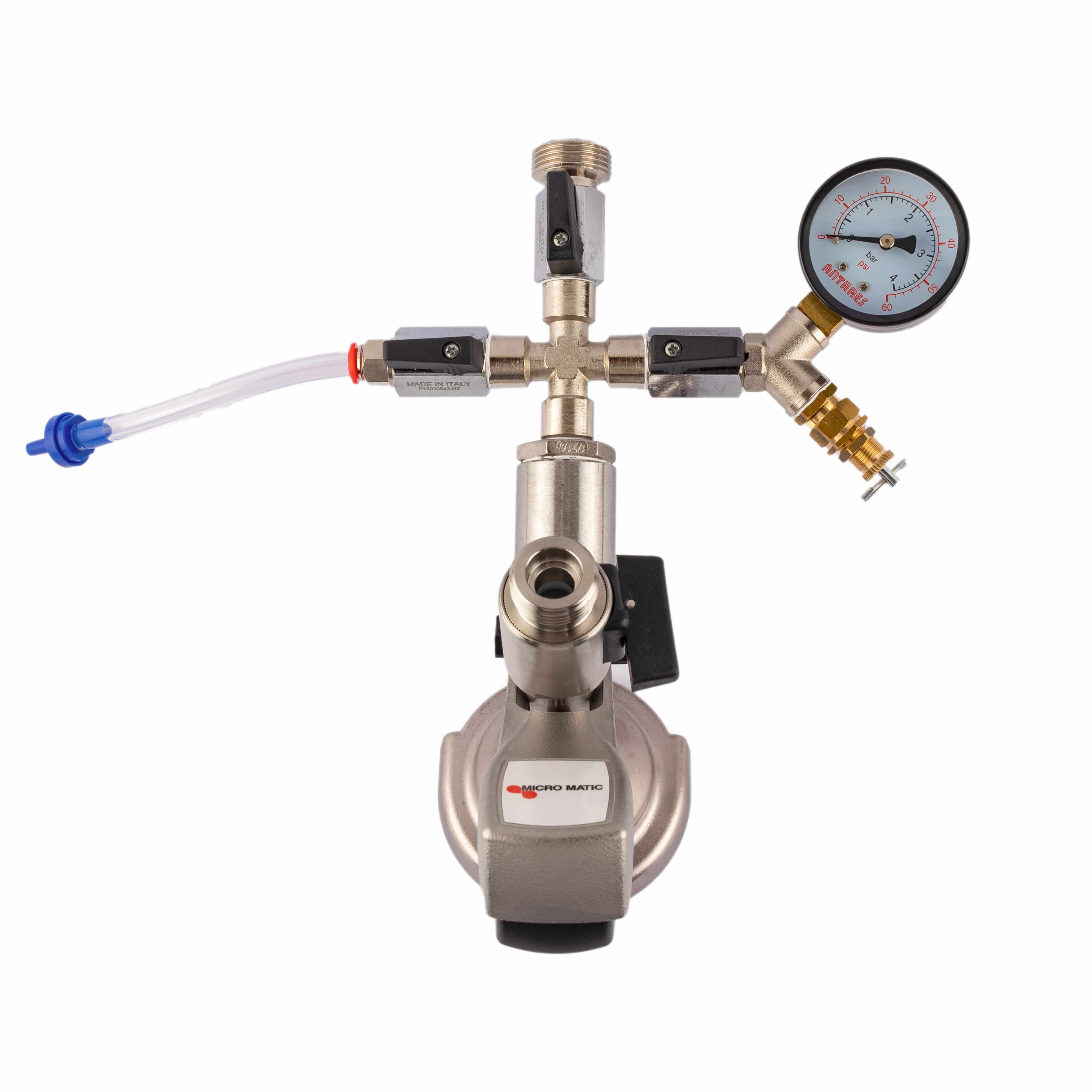 Gegendruck-Füllzapfkopf für Flachfitting