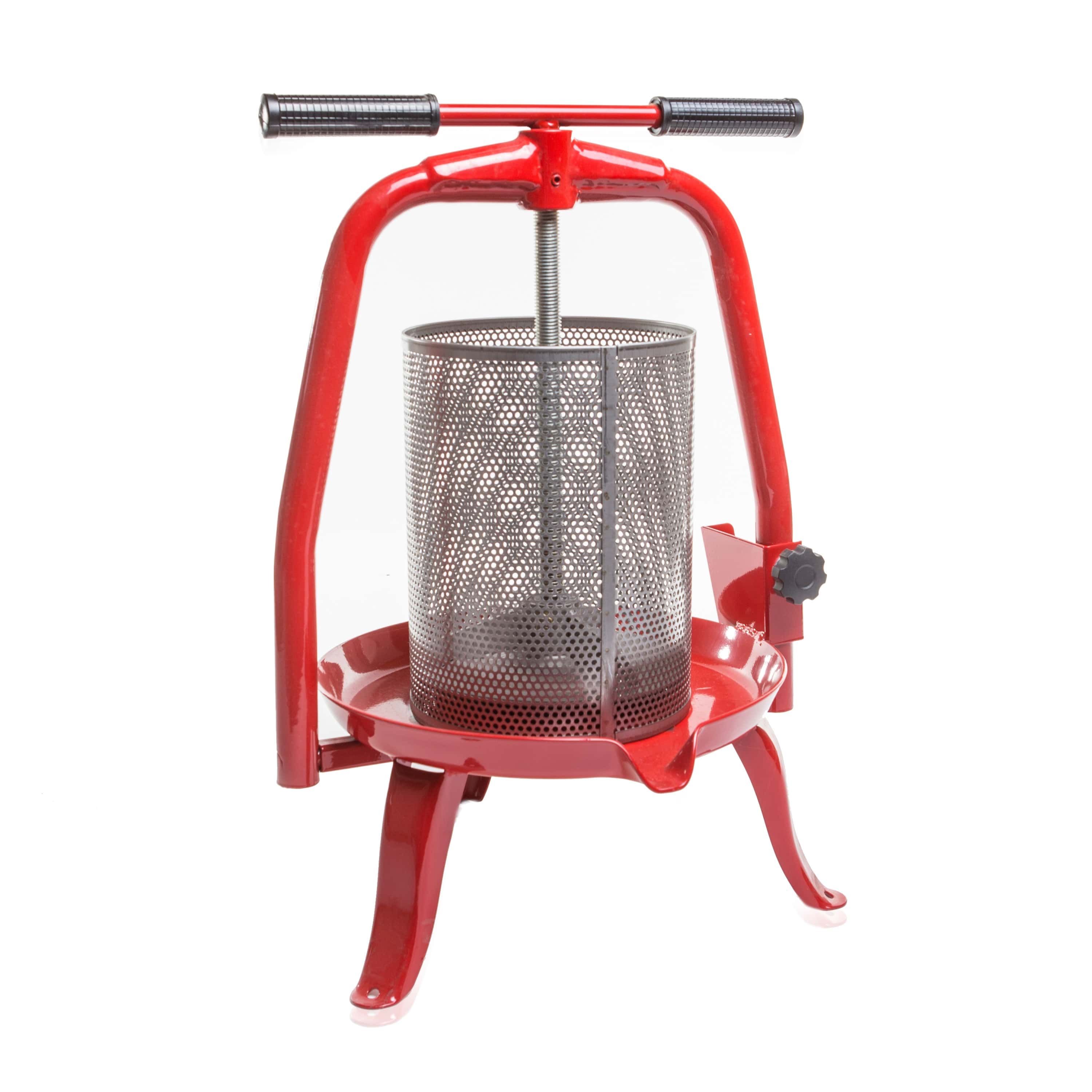 Presse lackiertes Gestell und 10 L Edelstahlkorb