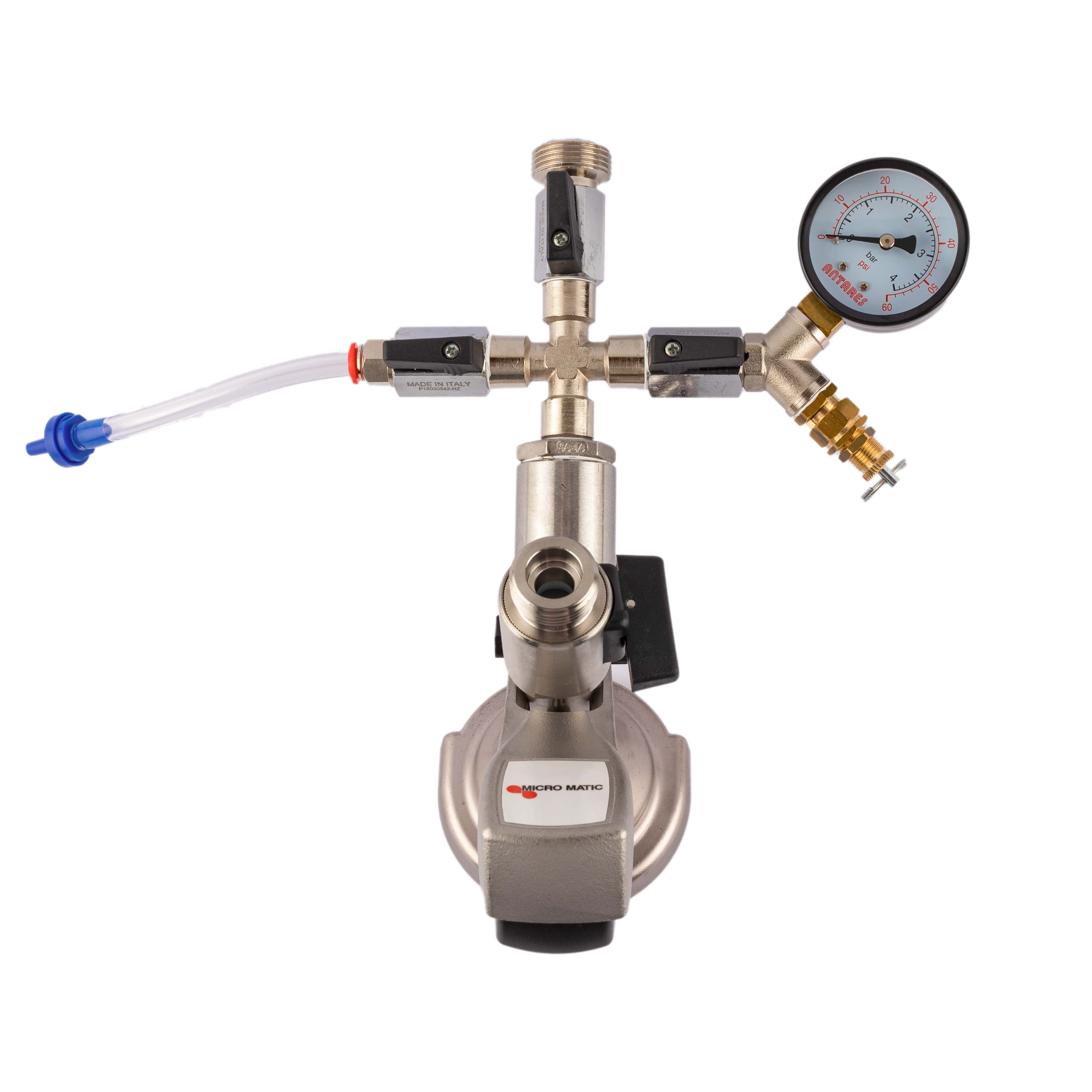 Gegendruck-Füllzapfkopf für Flachfitting