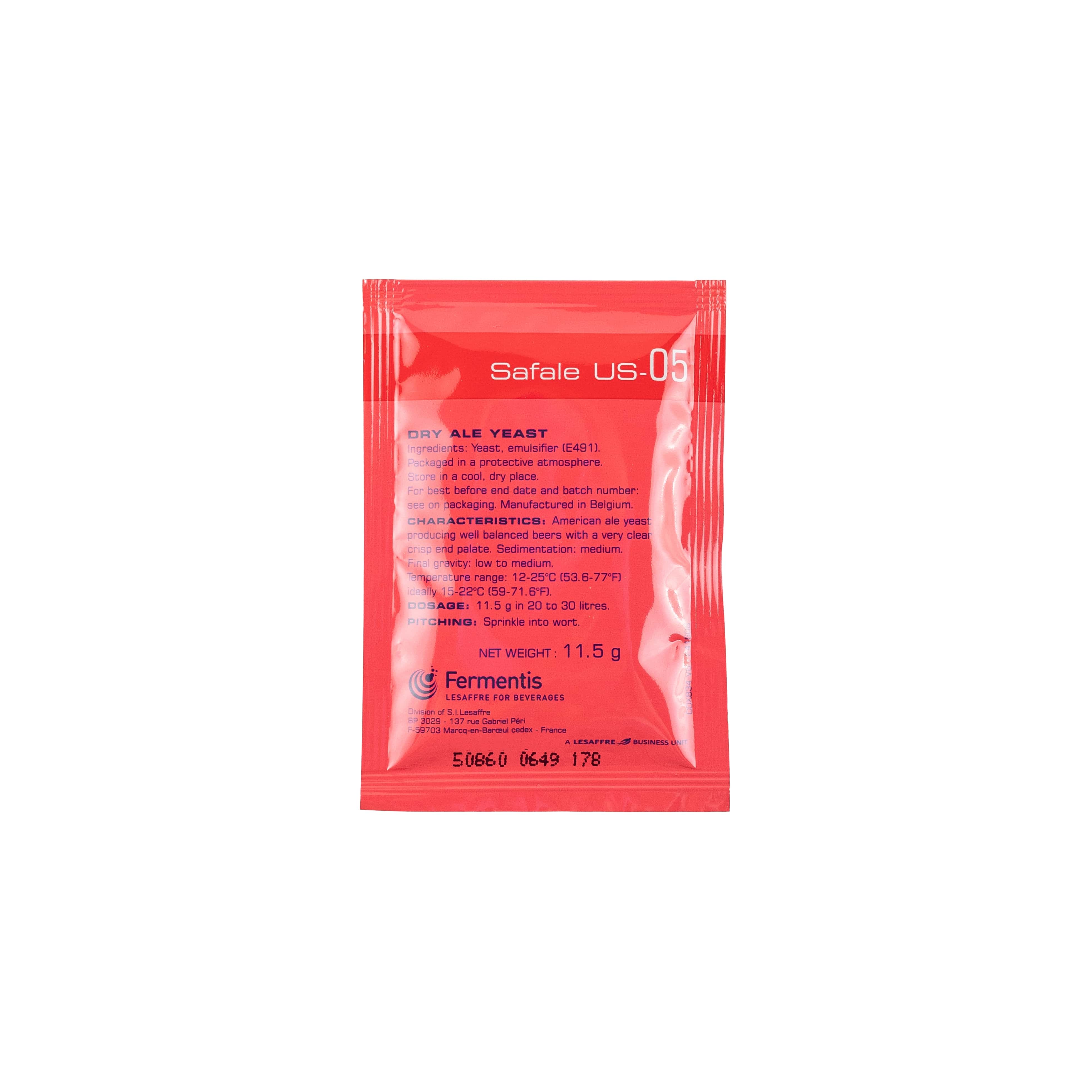 Fermentis SafAle US-05 Trockenhefe og