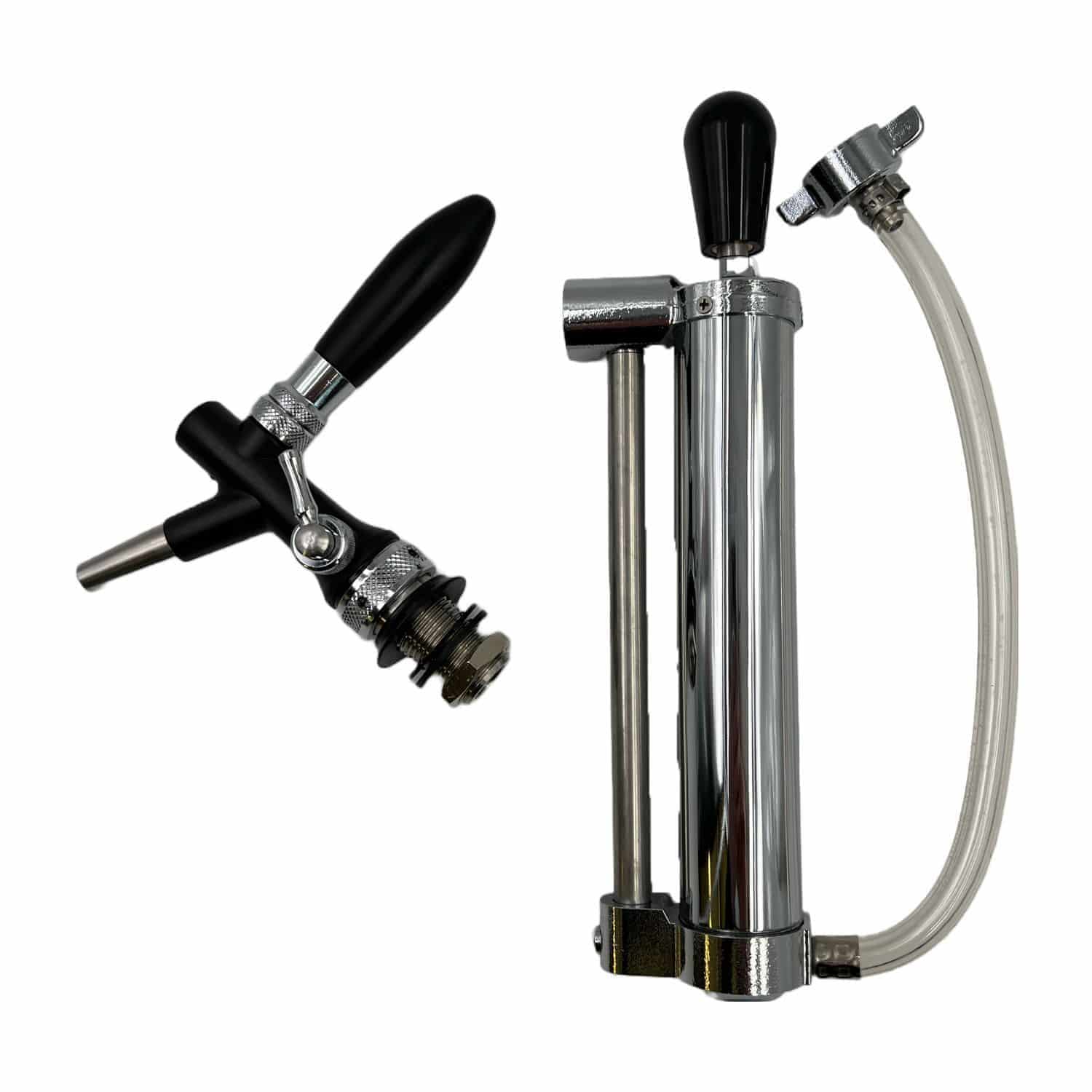 Bierpumpe mit Kompensatorhahn