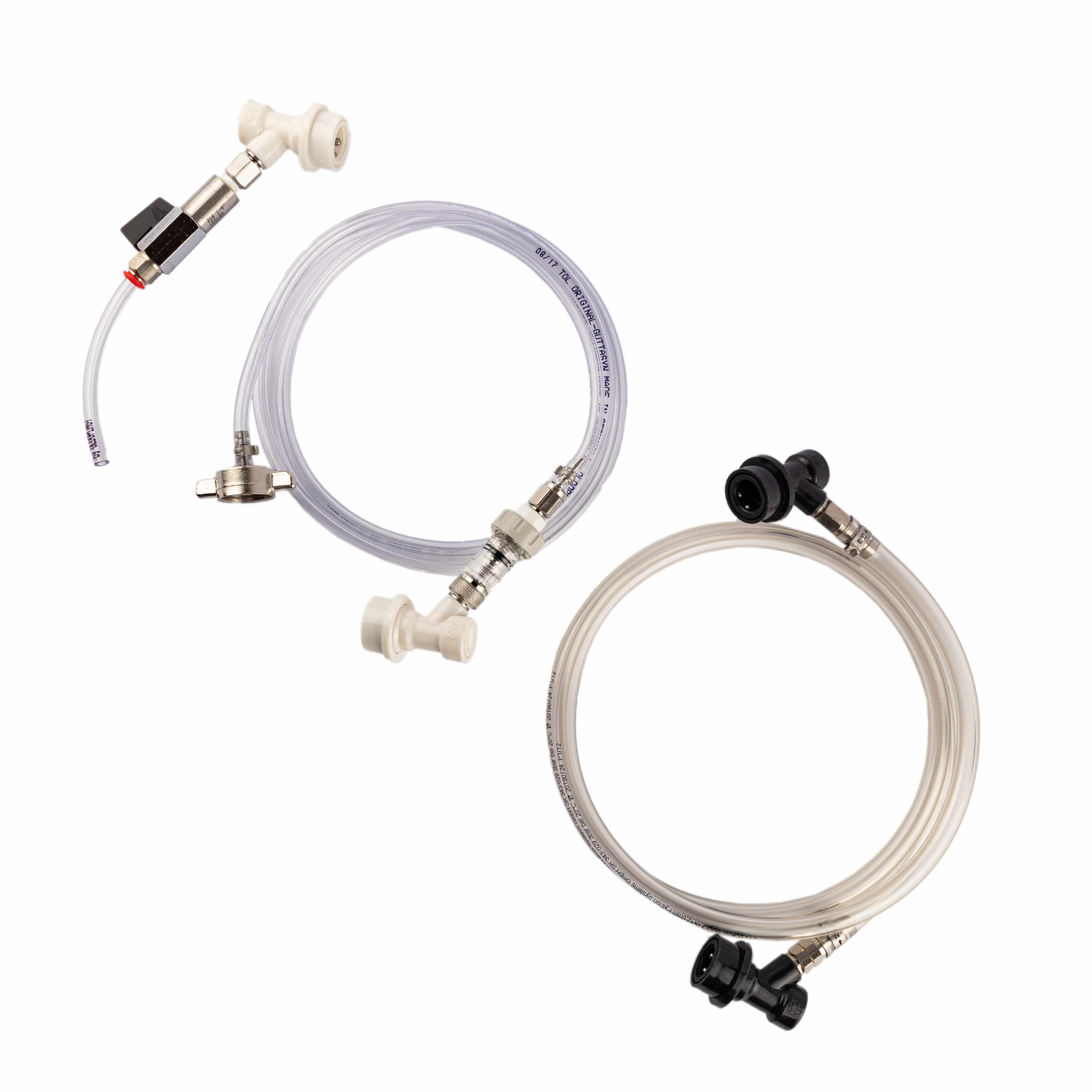 Gegendruck-Umdrückschlauch Set für NC-Anschluss