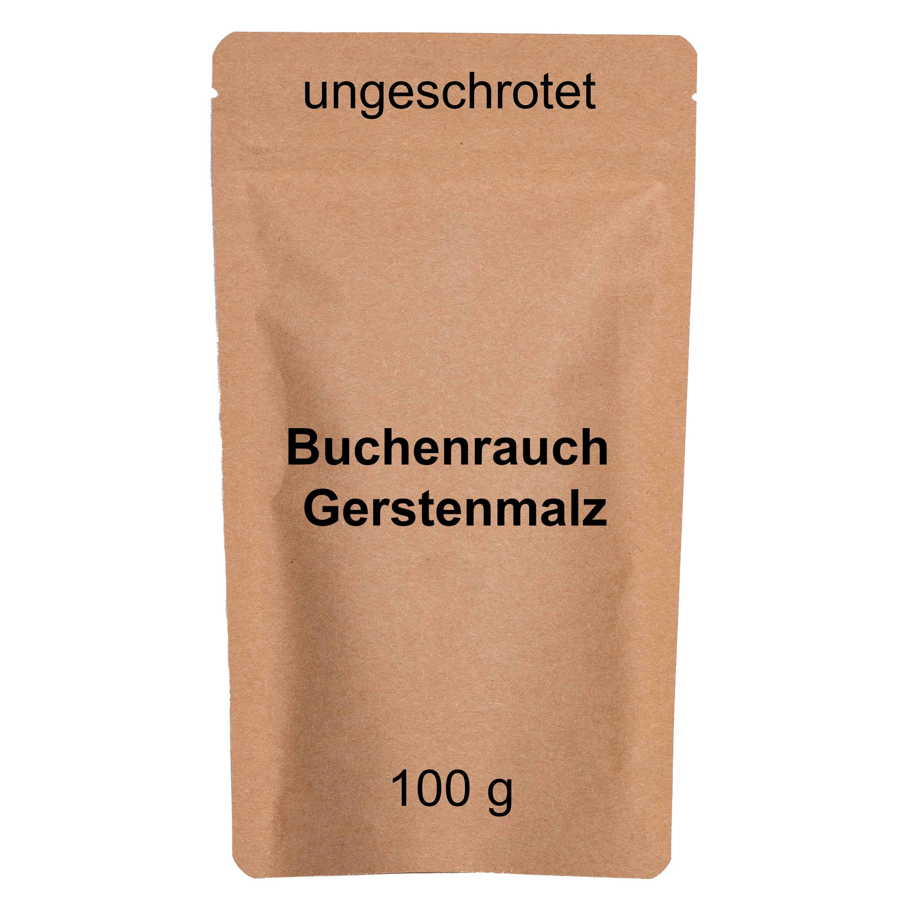 Buchenrauchmalz Gerste 100g-Pack ungeschrotet_1