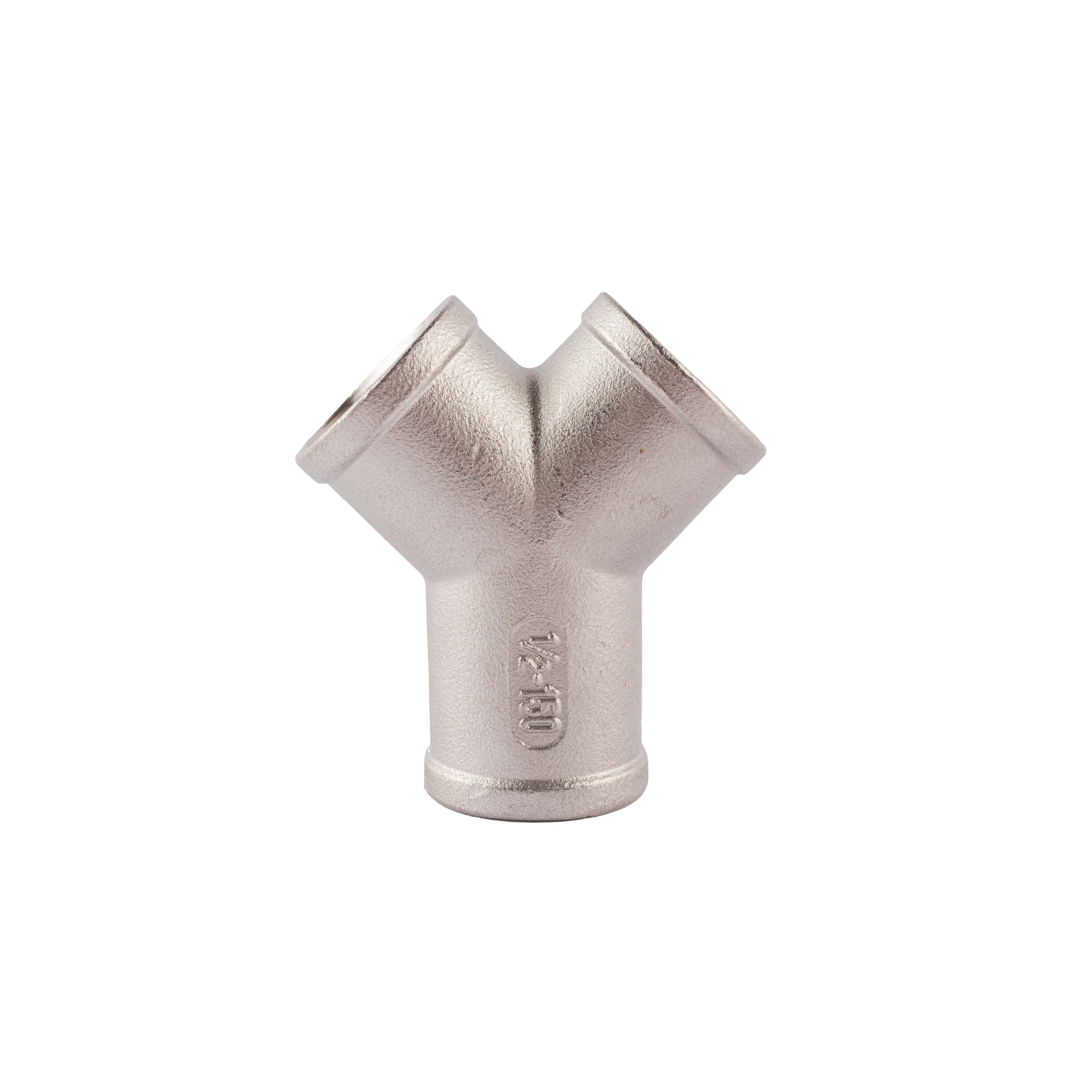 Y-Stück 1/2" 3xIG Edelstahl