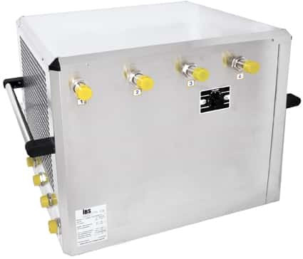 Durchlaufkühler 4-leitig 7 mm 100 Liter/h - trocken