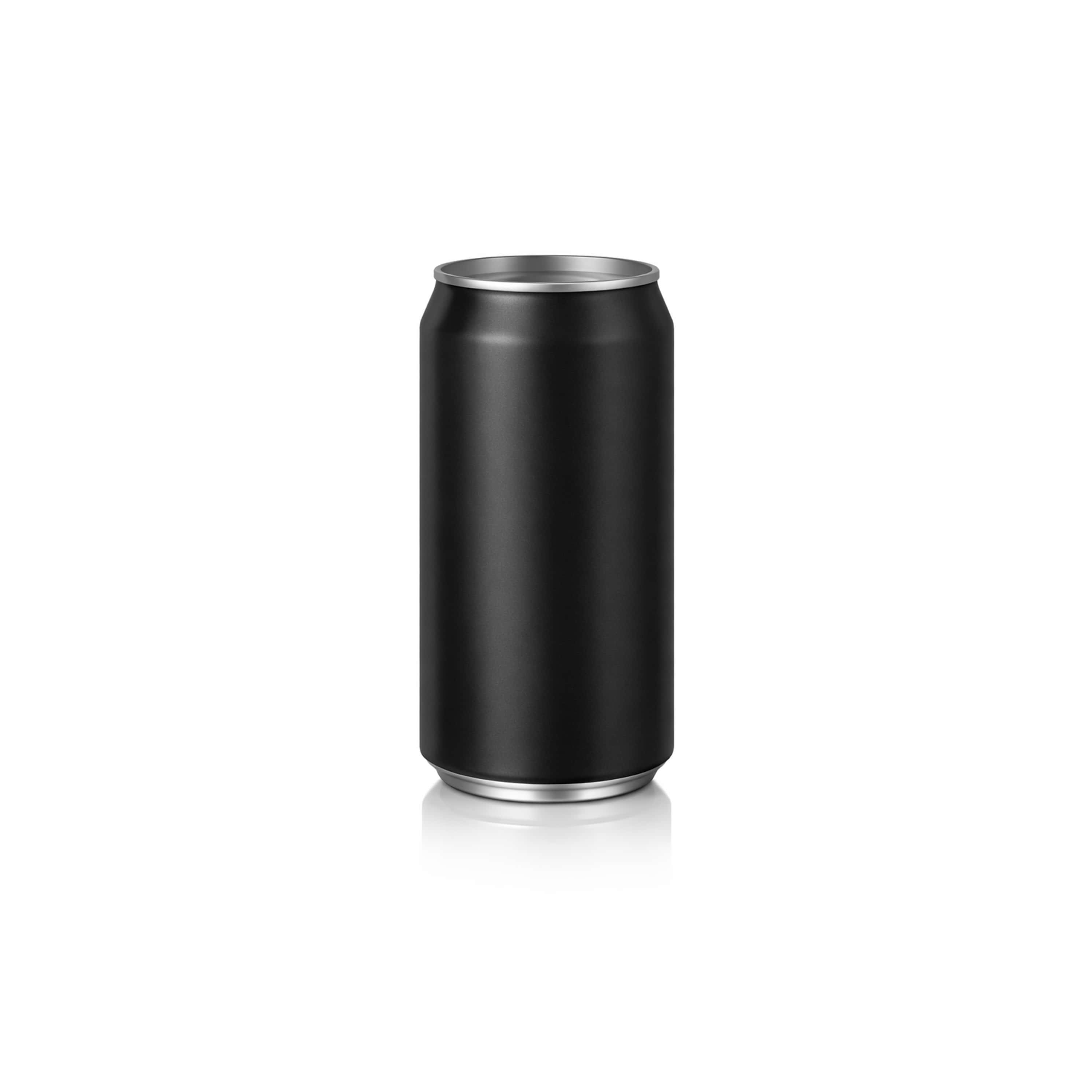 Getränkedosen Rohlinge 440ml Standard Aluminium 24er-Pack SCHWARZ MATT