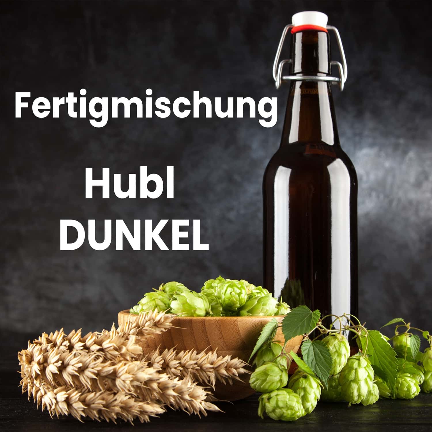 Hubl Fertigmischung DUNKEL 90 Liter