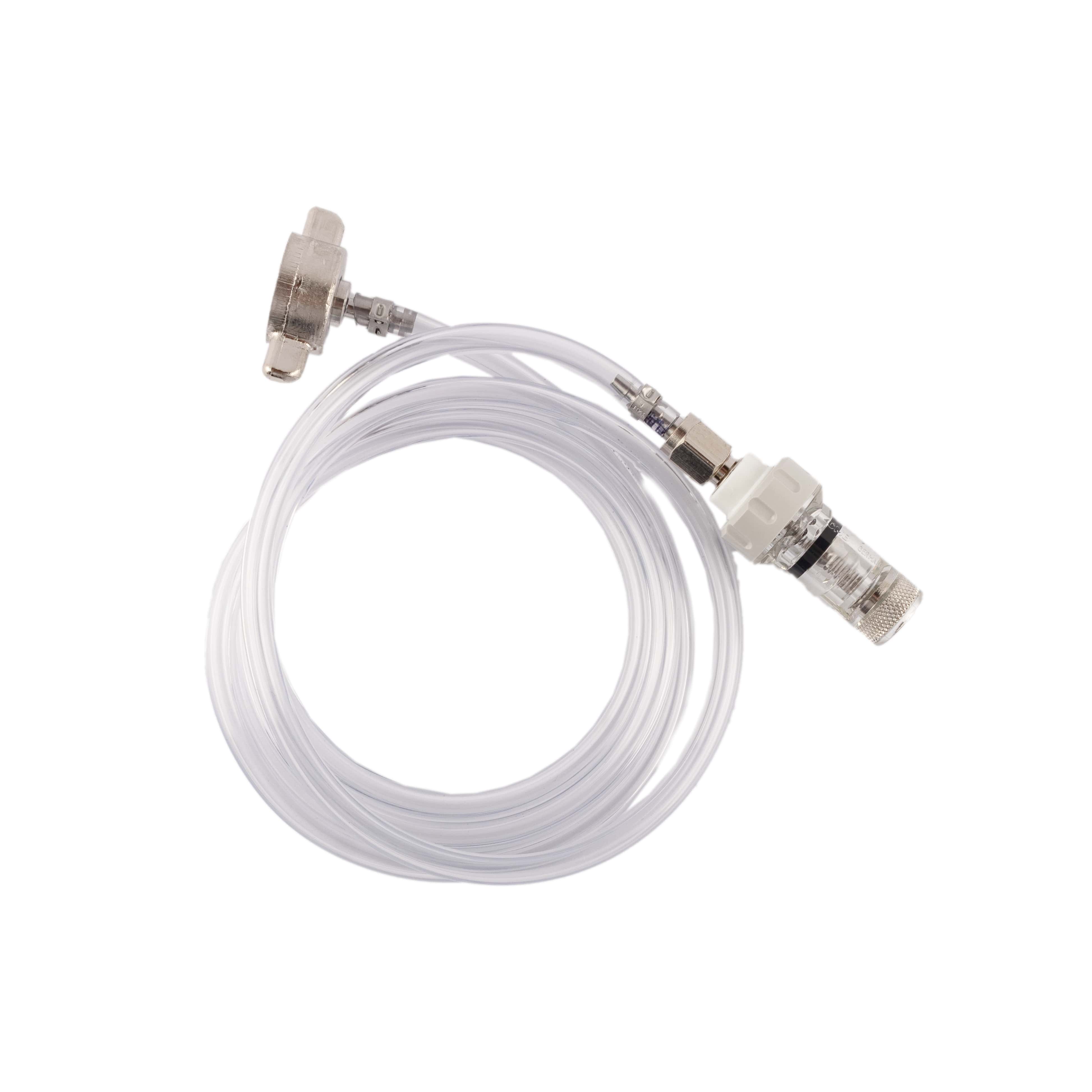 CO2 Schlauch für NC-/CC-Keg mit Rückschlagventil - 3/4" Flügelmutter